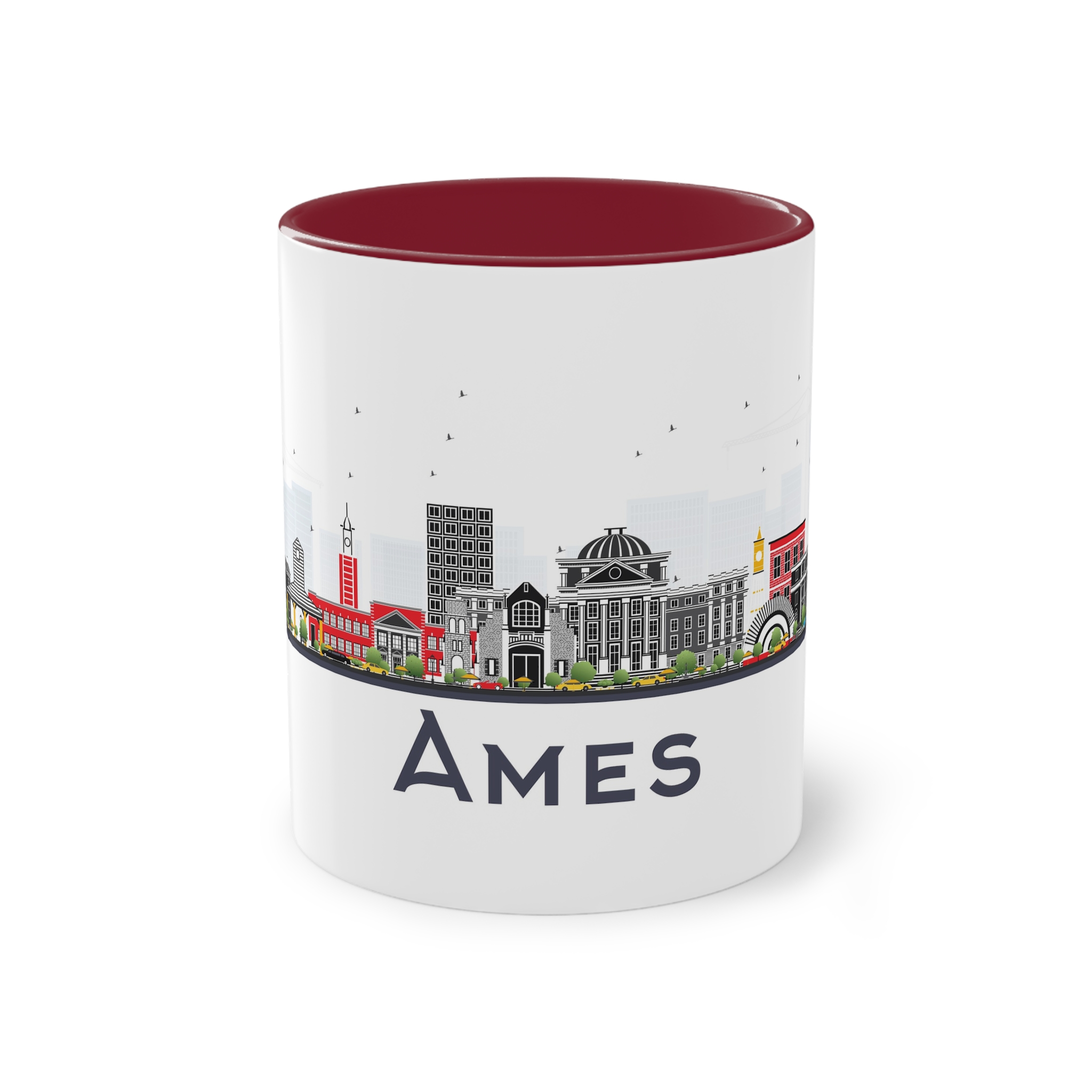 Ames Isolated Two Tone Coffee Mug 11oz - Image 5