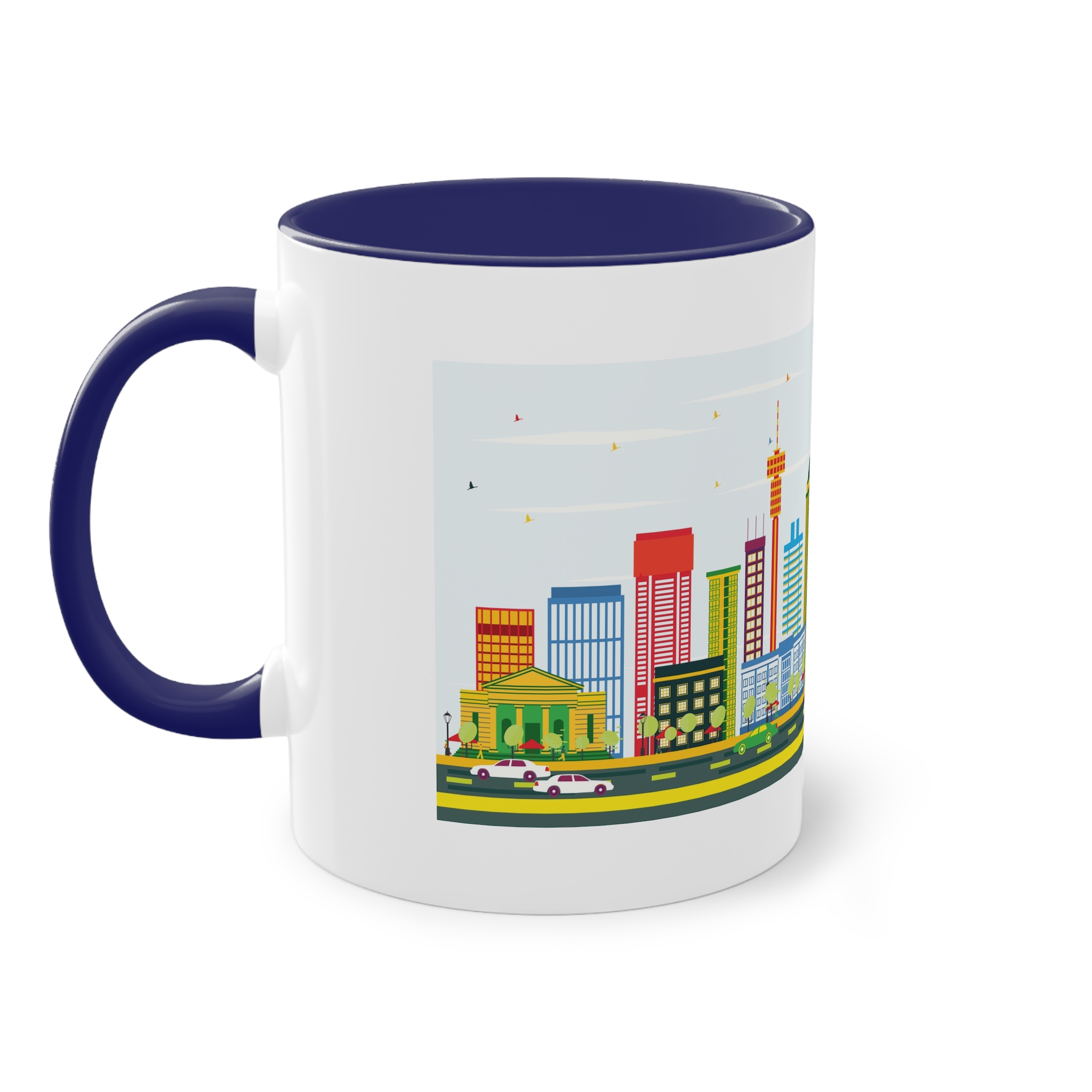 Johannesburg Color Two Tone Coffee Mug 11oz - Image 43