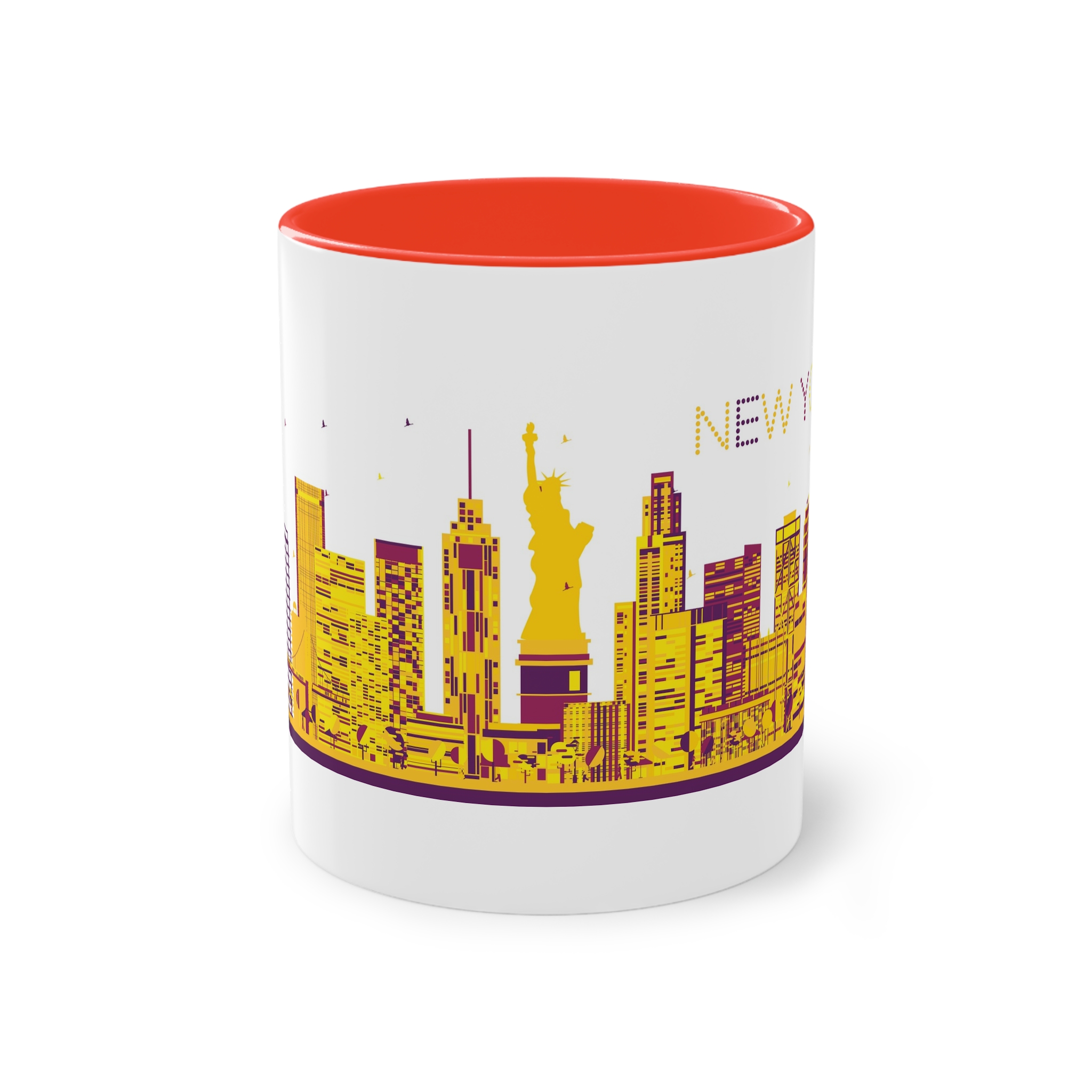 New York Color Ver 1 Two Tone Coffee Mug 11oz