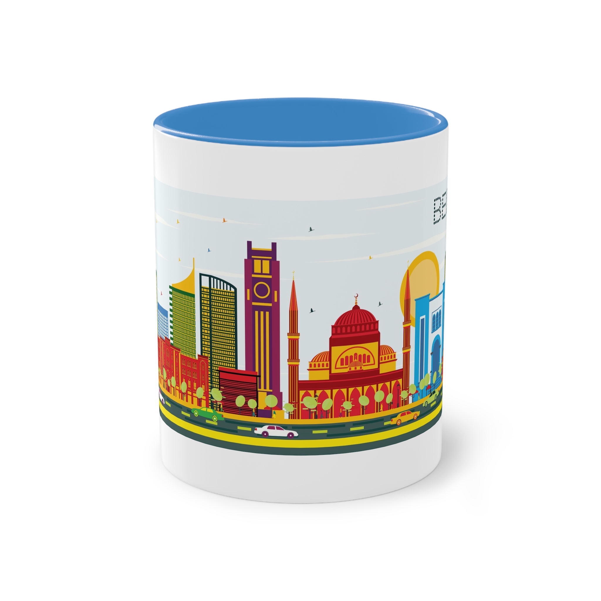 Beirut Color Two Tone Coffee Mug 11oz - Image 33
