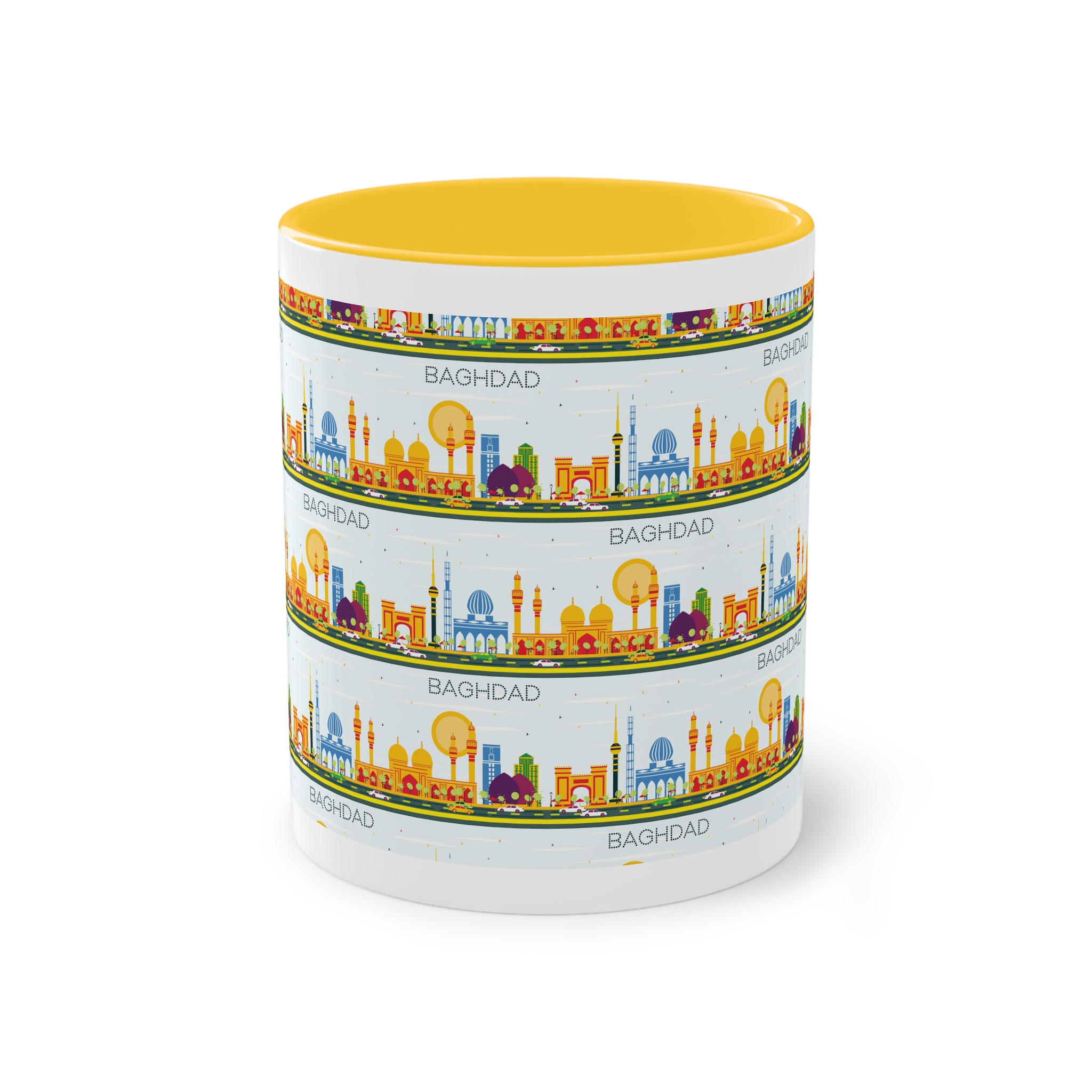 Baghdad Color Two Tone Coffee Mug 11oz - Image 17