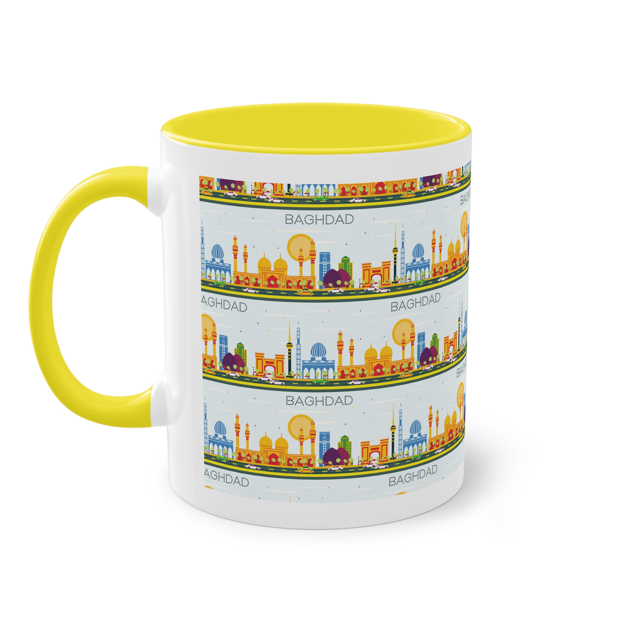 Baghdad Color Two Tone Coffee Mug 11oz - Image 23
