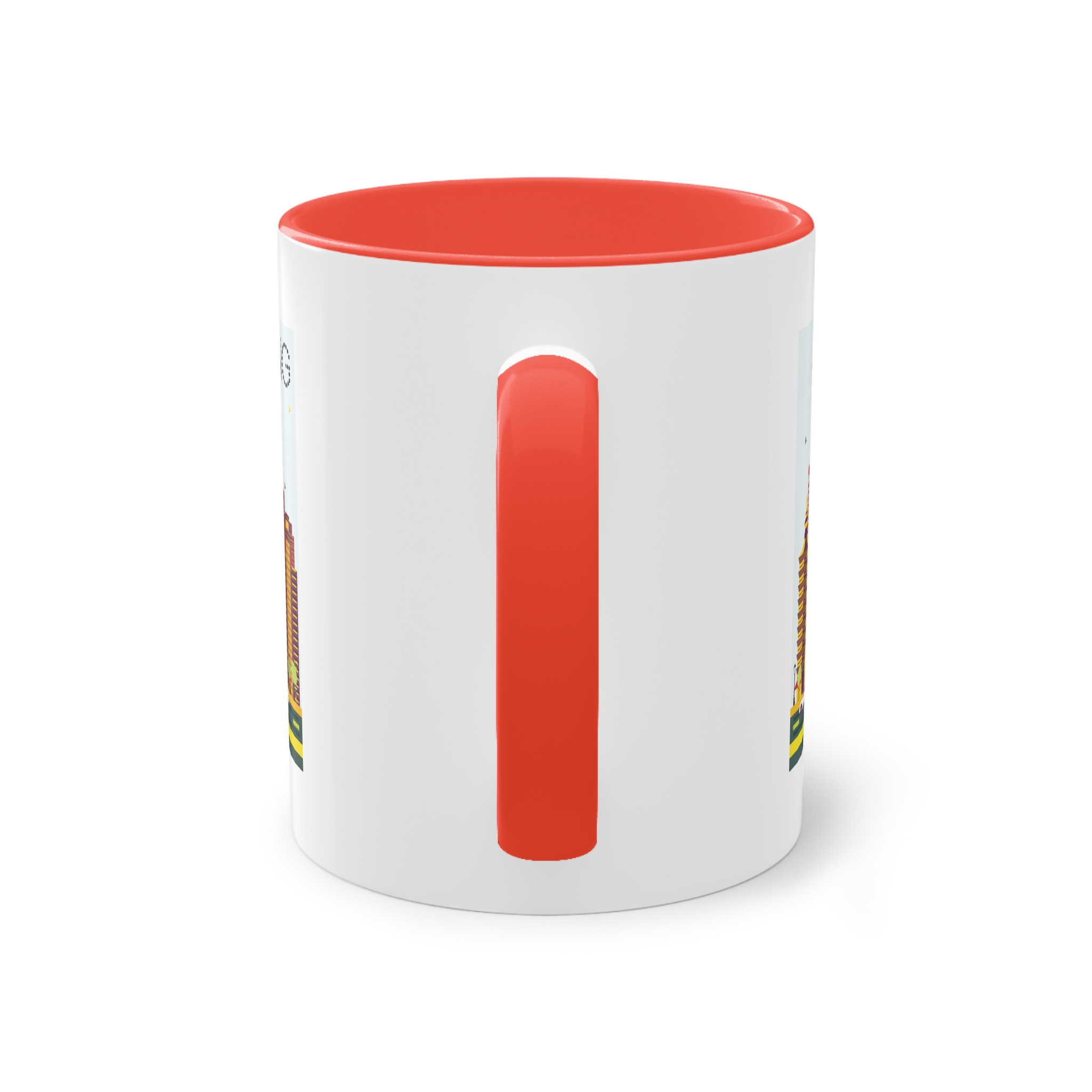 Beijing Color Two Tone Coffee Mug 11oz - Image 2