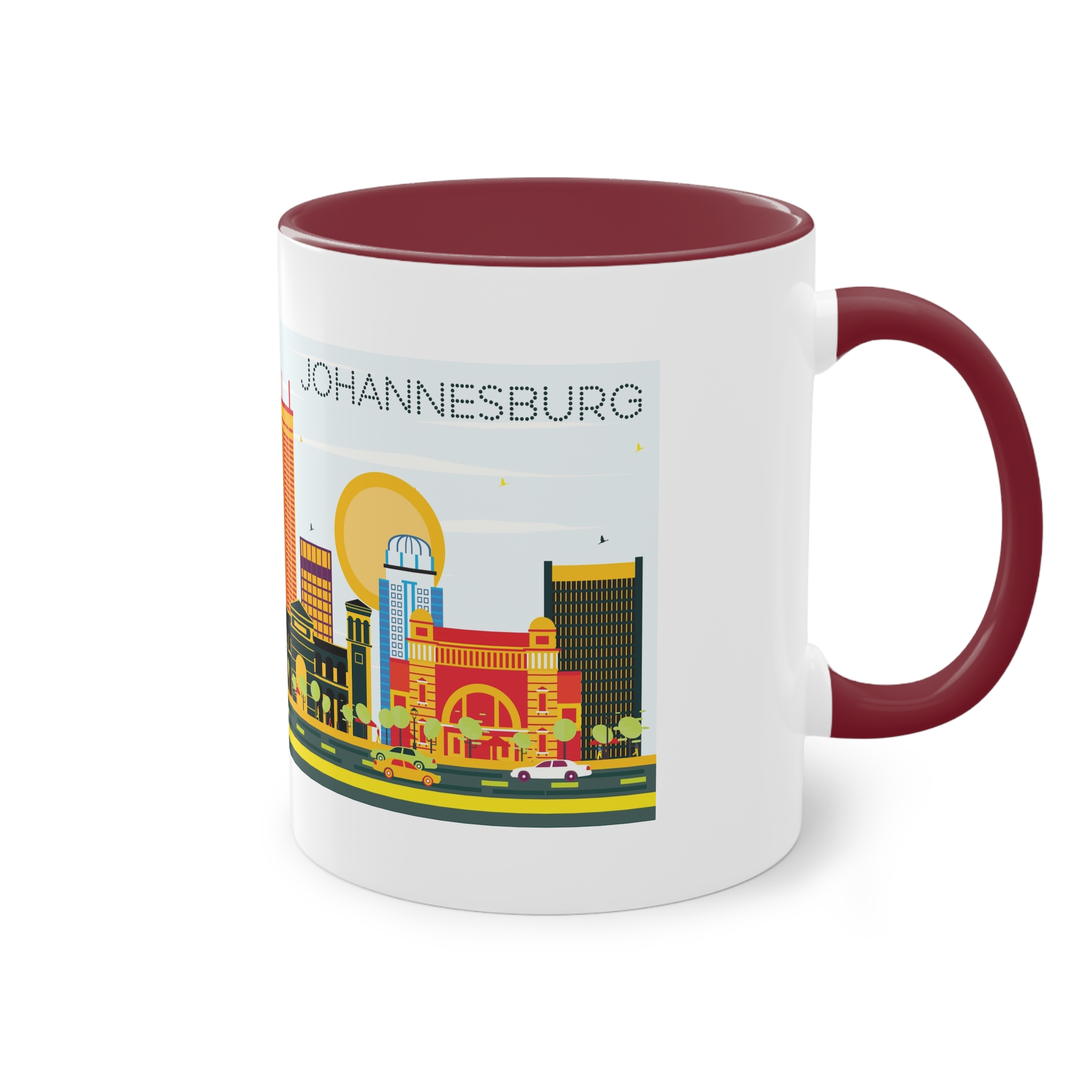 Johannesburg Color Two Tone Coffee Mug 11oz - Image 8