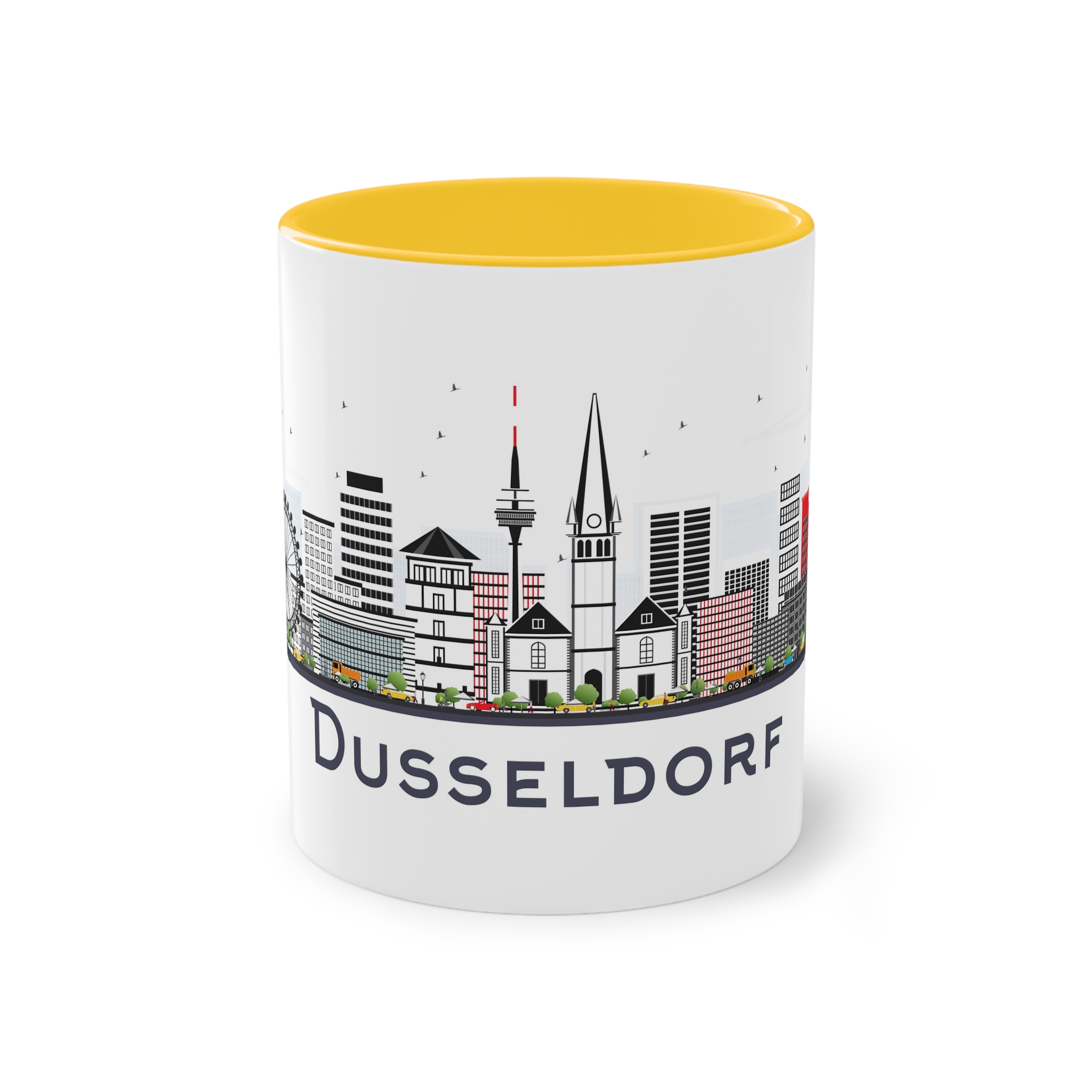 Dusseldorf Isolated Two Tone Coffee Mug 11oz - Image 17