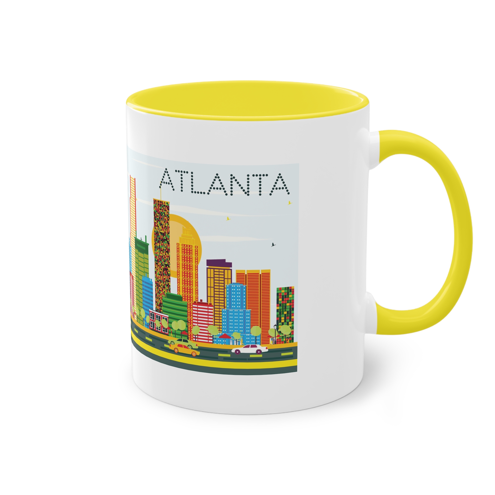 Atlanta Color Two Tone Coffee Mug 11oz - Image 24