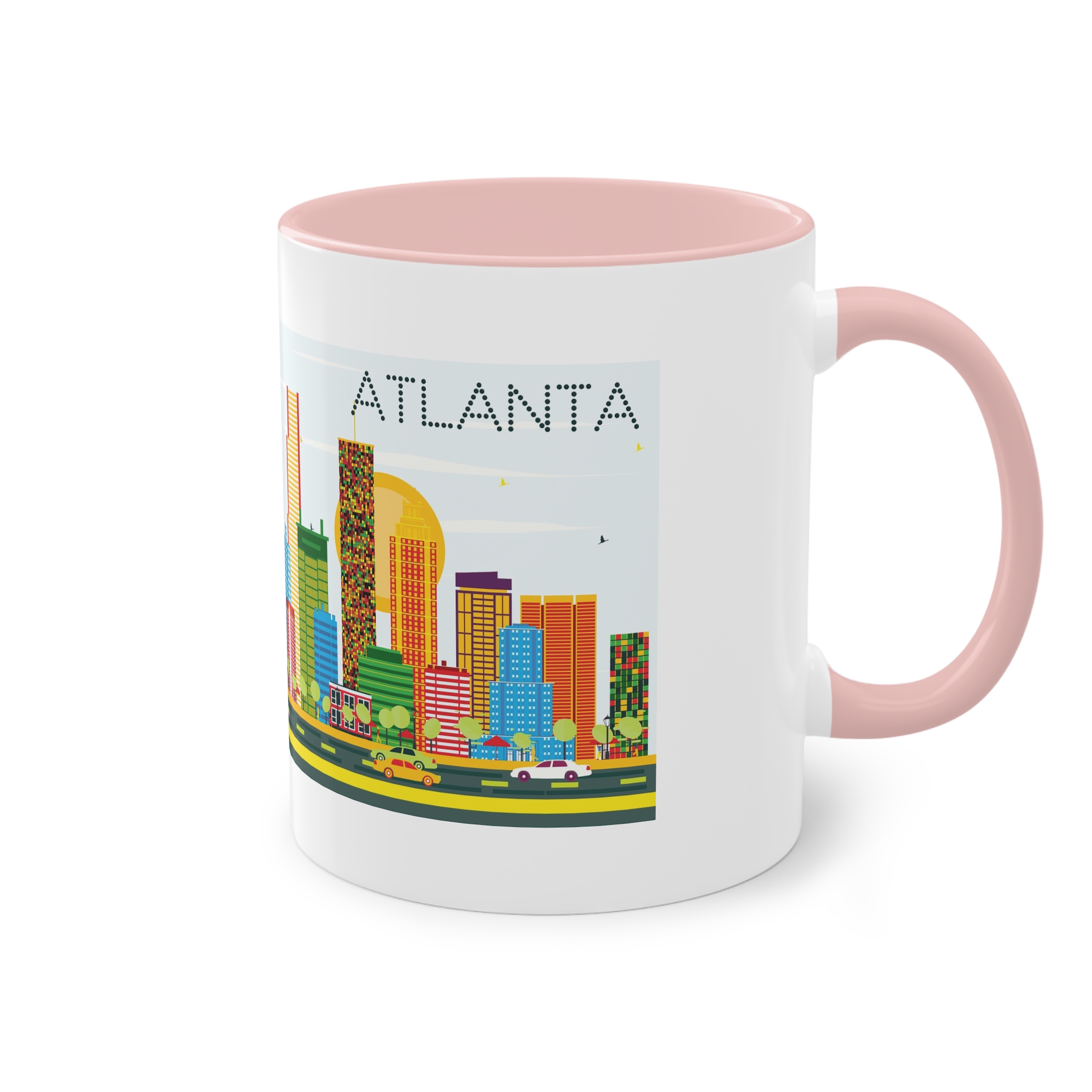 Atlanta Color Two Tone Coffee Mug 11oz - Image 48