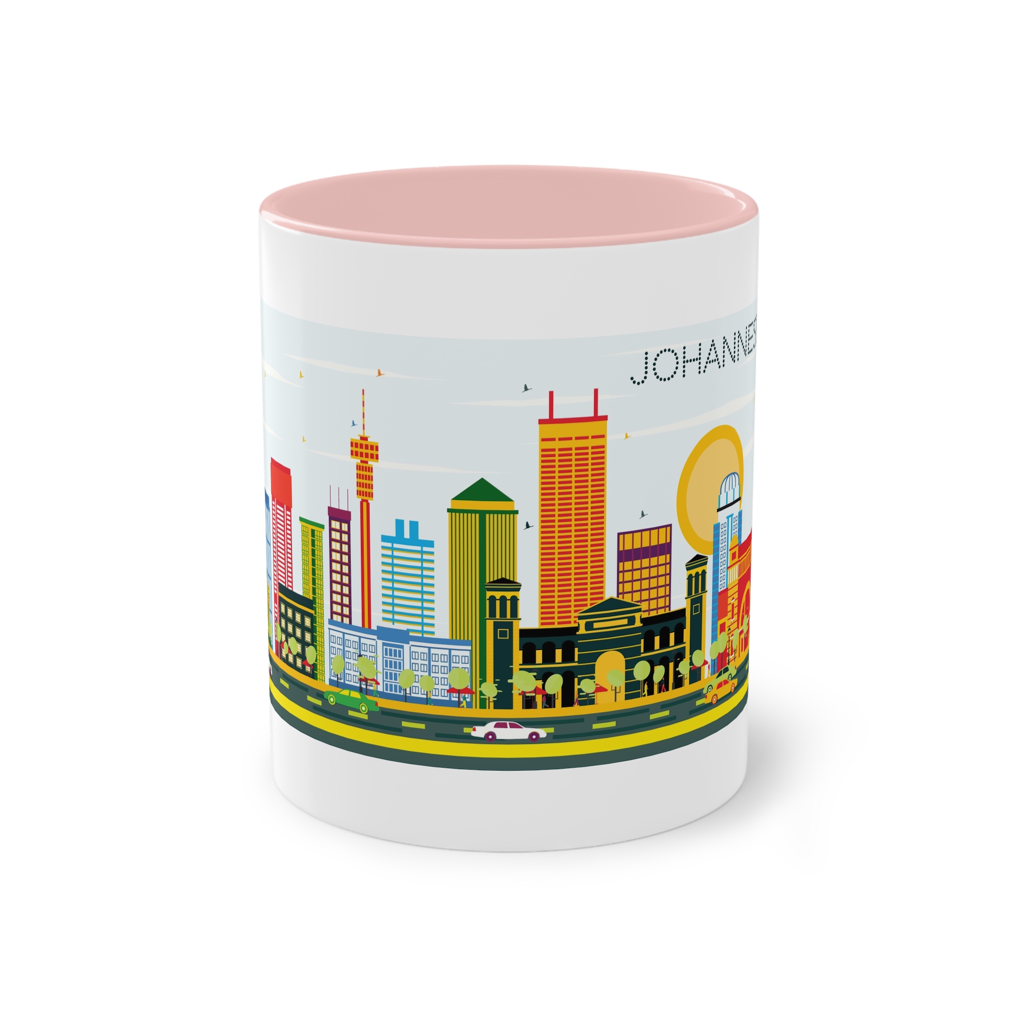 Johannesburg Color Two Tone Coffee Mug 11oz - Image 45