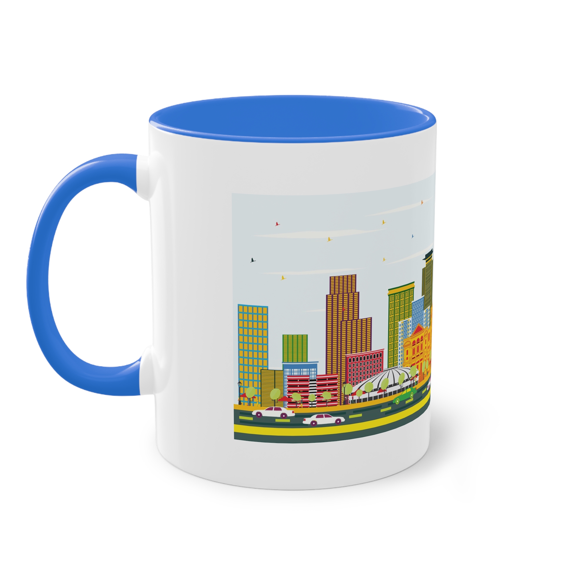 Fort Worth Color Two Tone Coffee Mug 11oz - Image 39