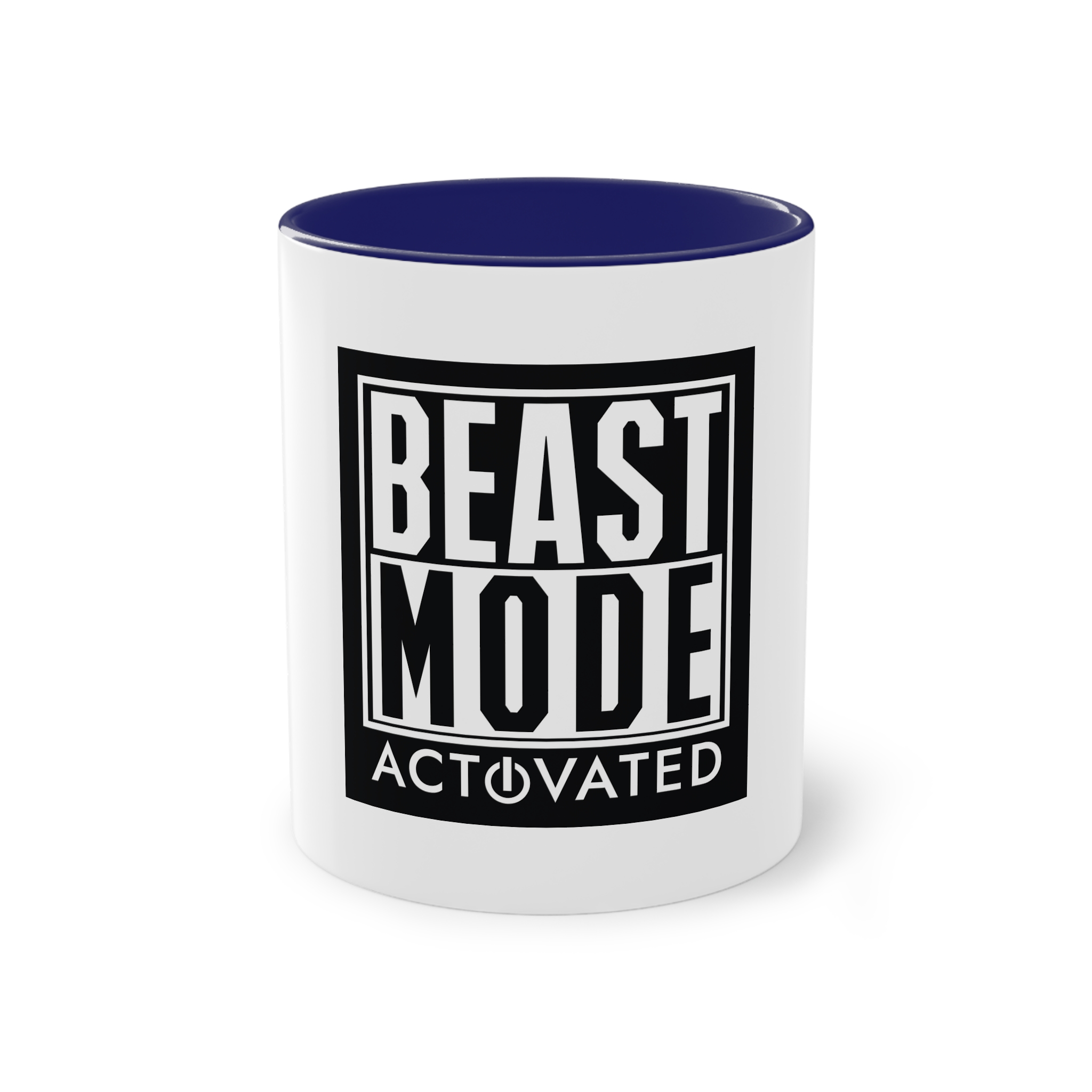 Beast Mode Activated Two Tone Coffee Mug 11oz - Image 41