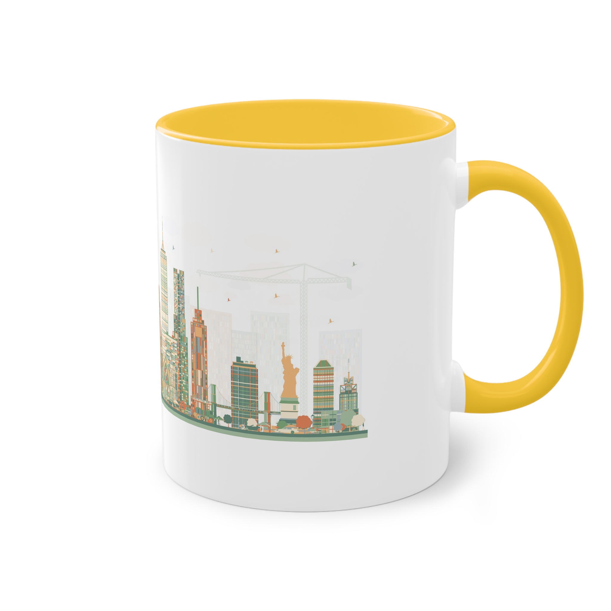 New York New Ver 1 Two Tone Coffee Mug 11oz - Image 20