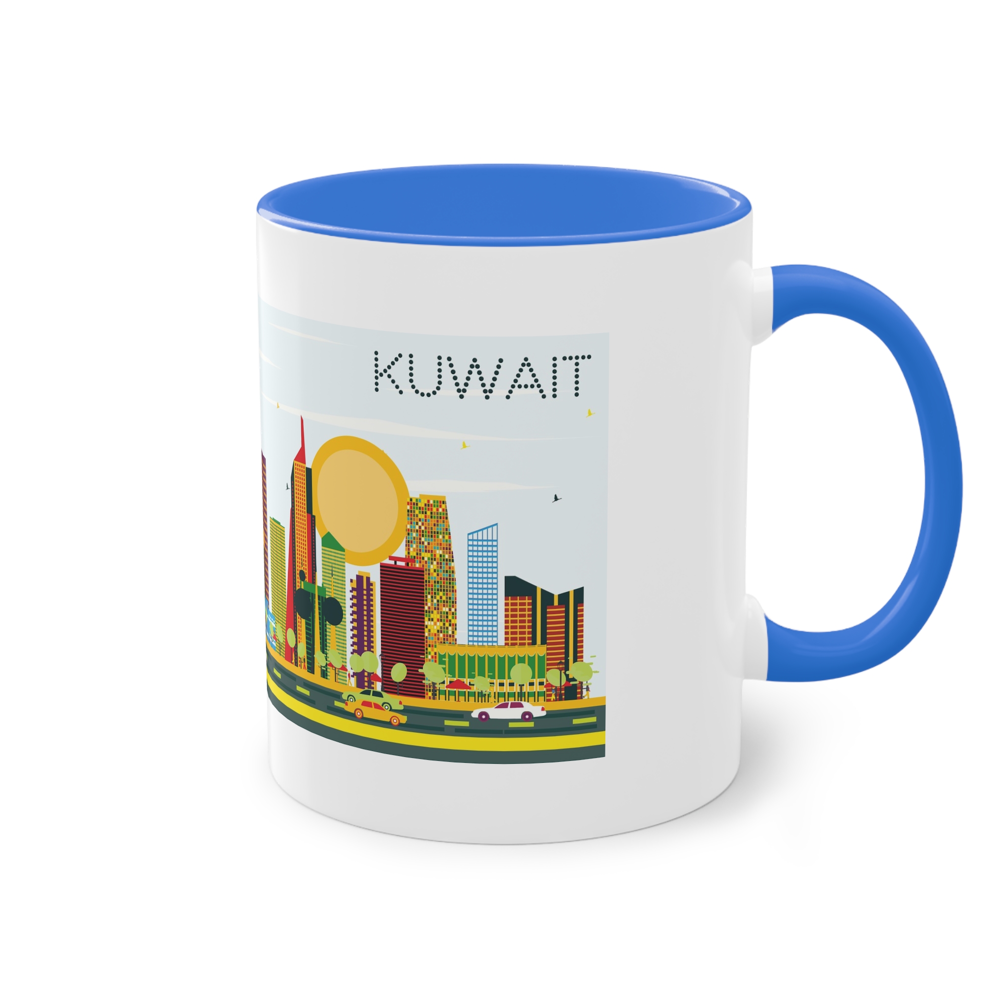 Kuwait Color Two Tone Coffee Mug 11oz - Image 40