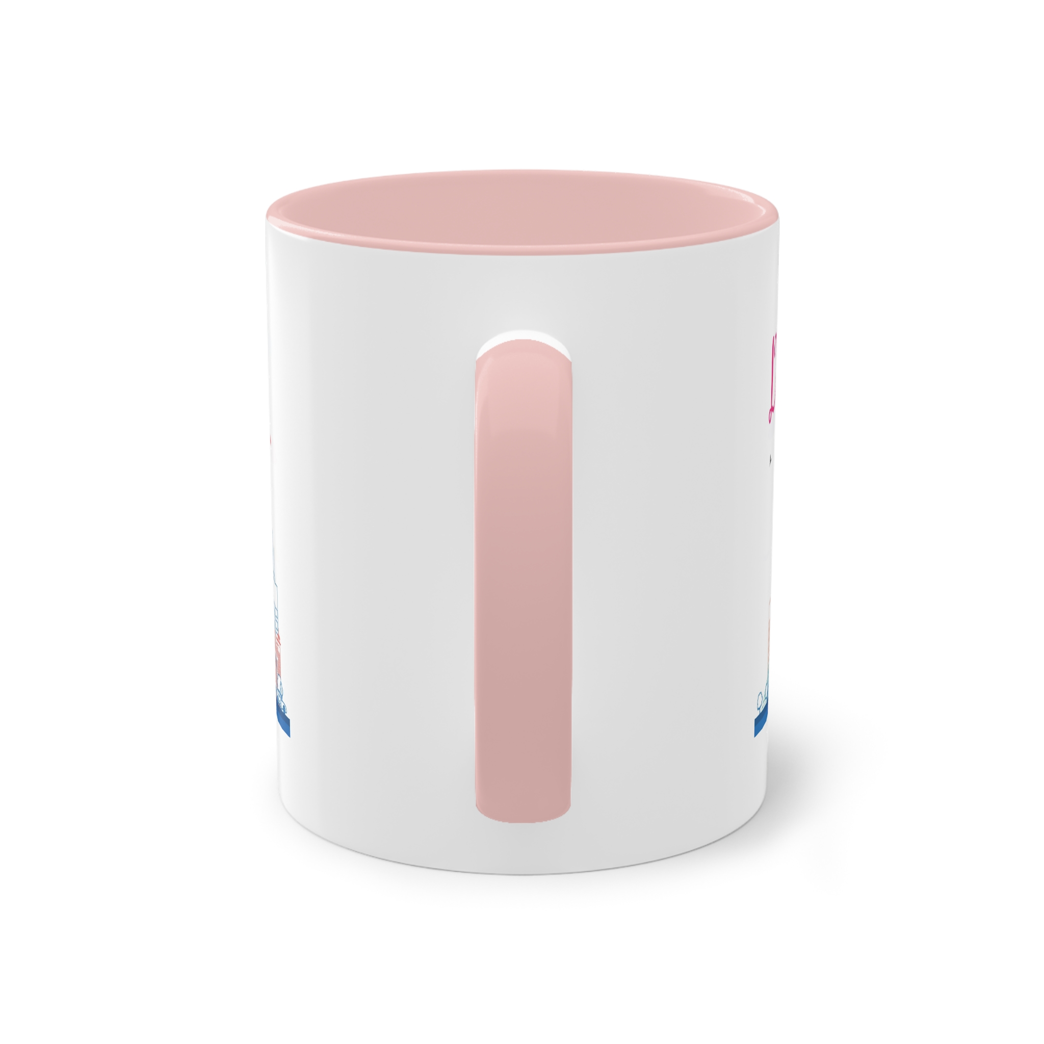 Dubai Outline Color Two Tone Coffee Mug 11oz - Image 46