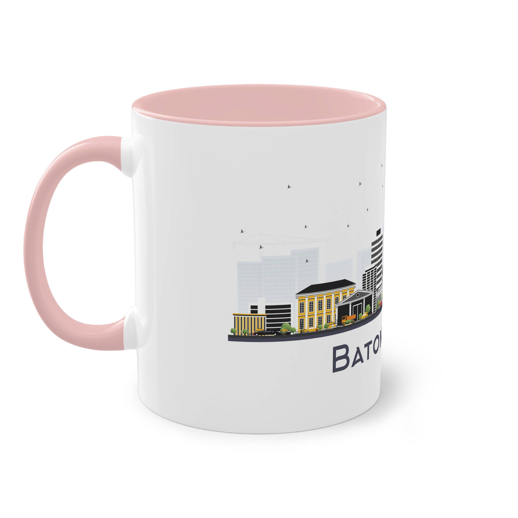 Baton Rouge Isolated Two Tone Coffee Mug 11oz - Image 47
