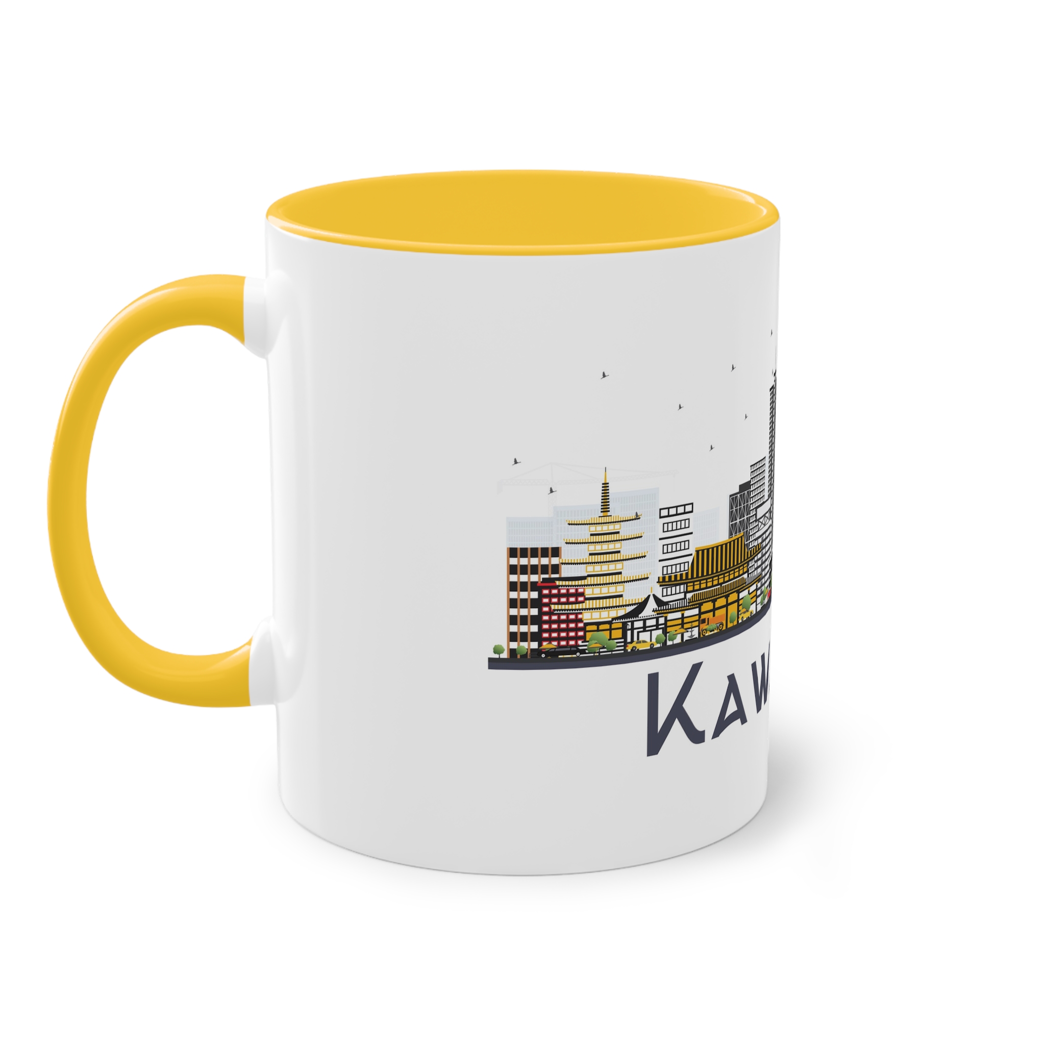 Kawasaki Isolated Two Tone Coffee Mug 11oz - Image 19