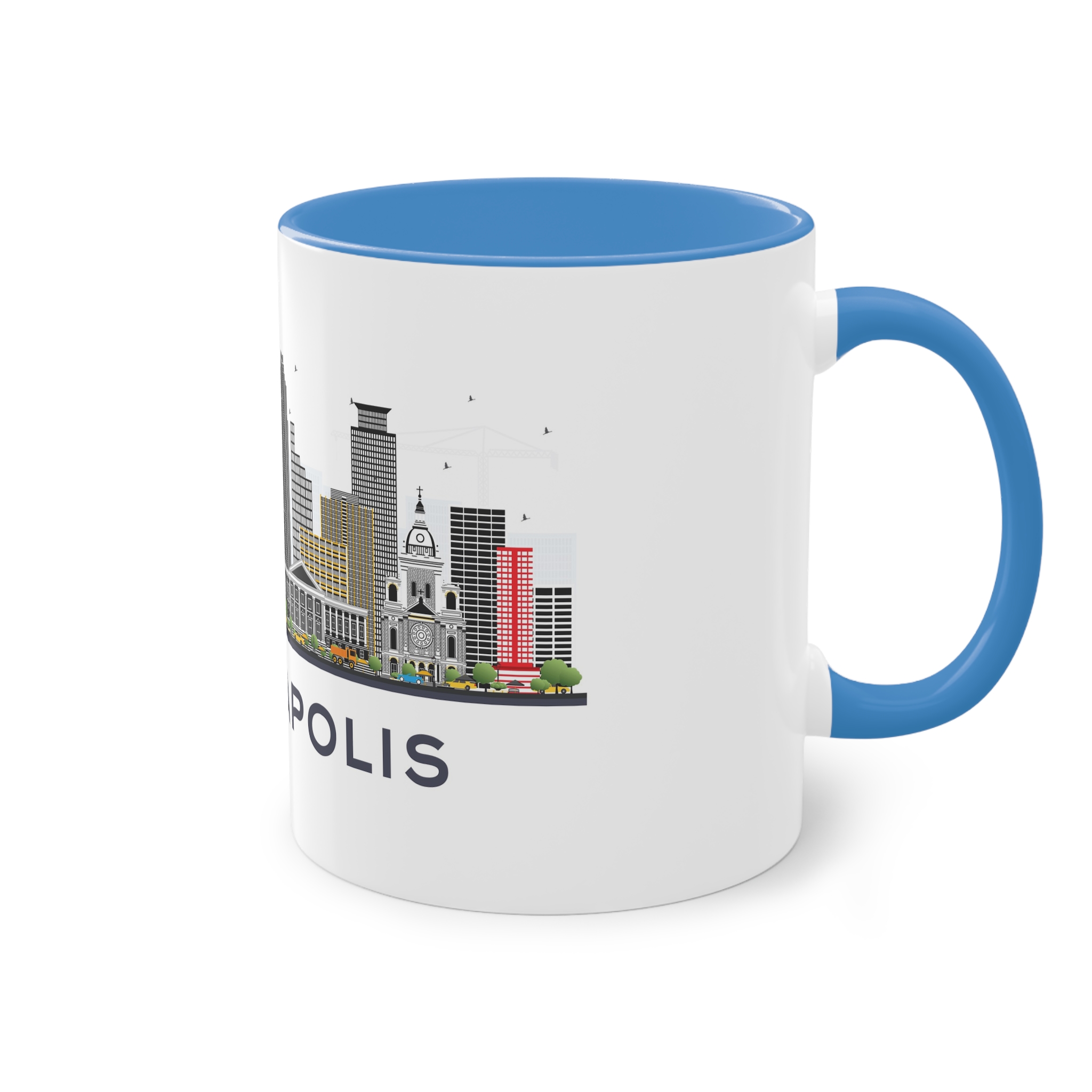 Minneapolis Isolated Two Tone Coffee Mug 11oz - Image 36