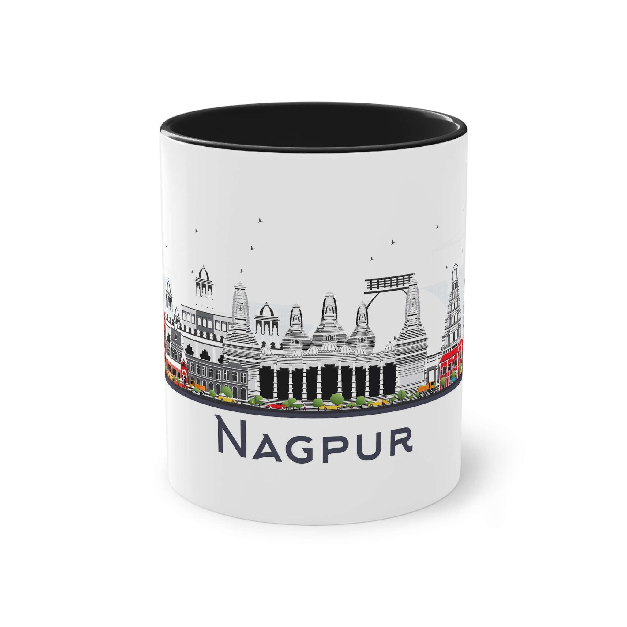 Nagpur Isolated Two Tone Coffee Mug 11oz - Image 9