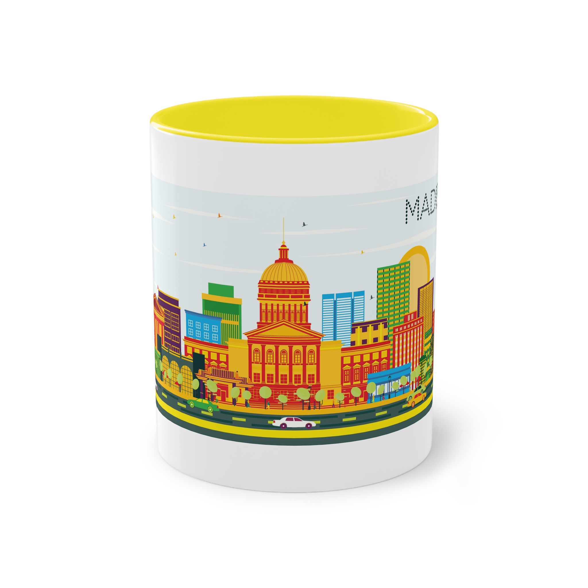 Madison Color Two Tone Coffee Mug 11oz - Image 21