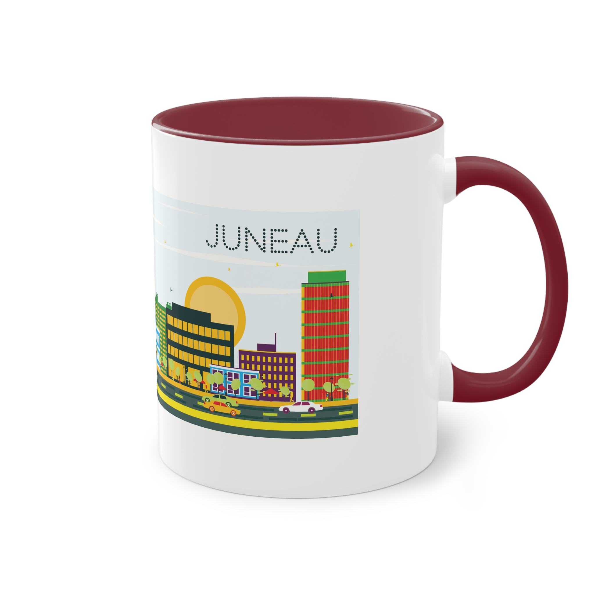 Juneau Color Two Tone Coffee Mug 11oz - Image 8