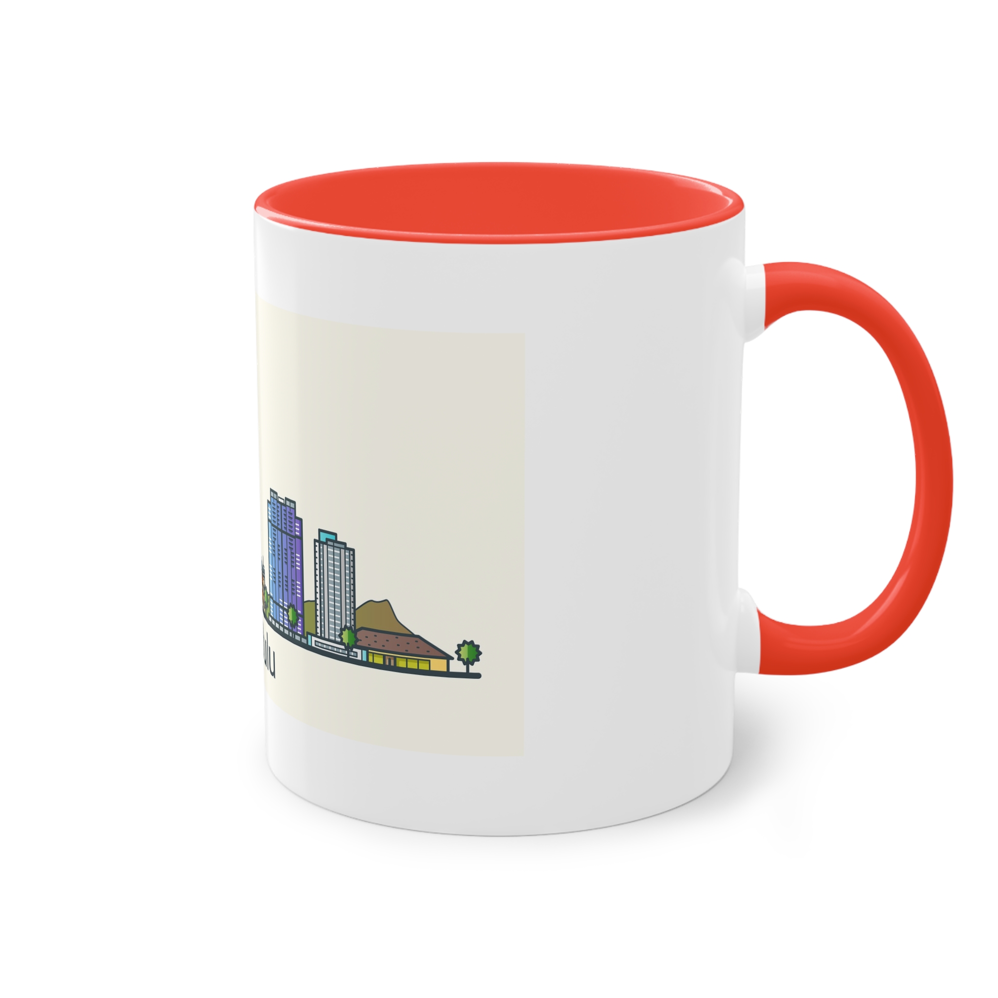 Original Design D550D4 Two Tone Coffee Mug 11oz - Image 4