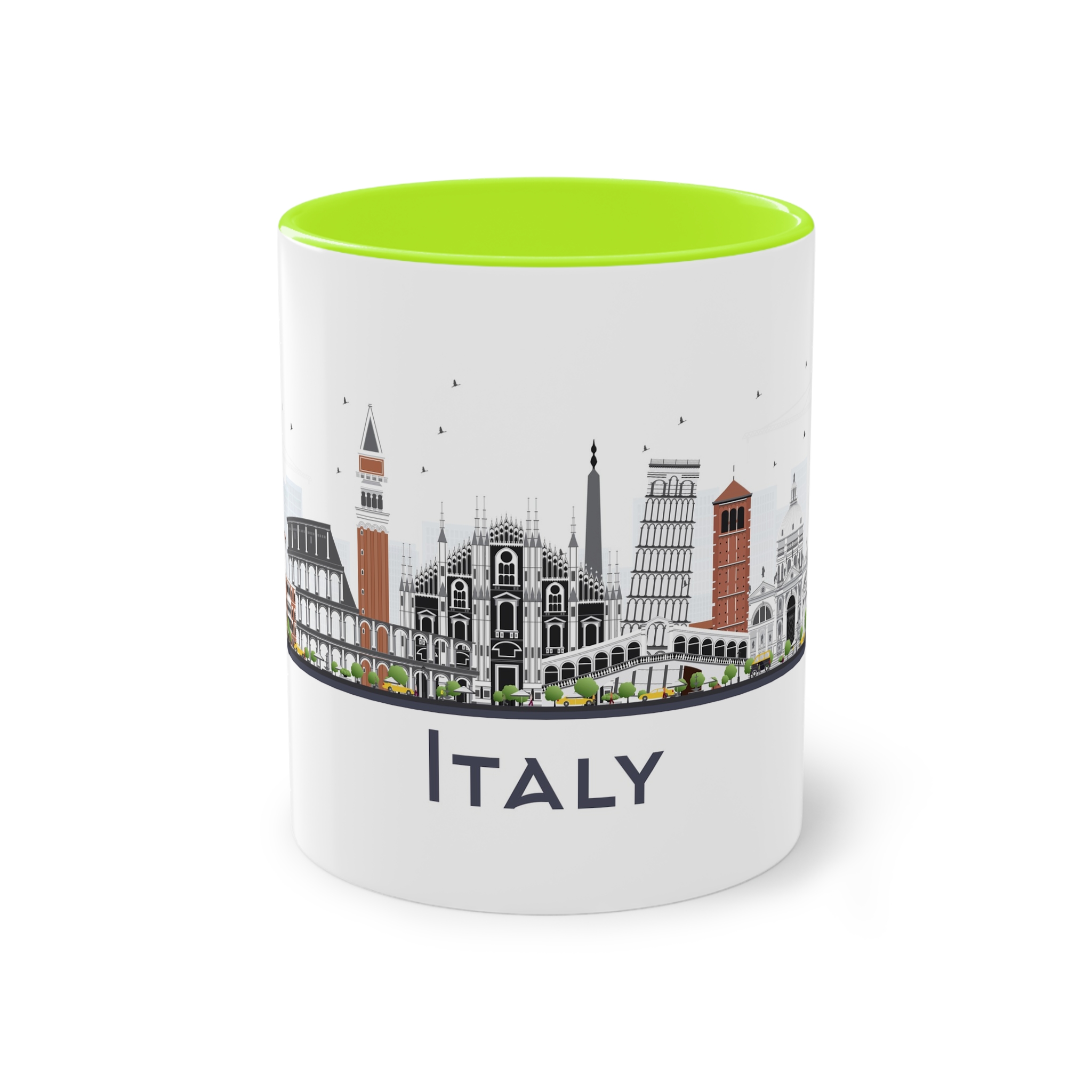 Italy Isolated Two Tone Coffee Mug 11oz - Image 25