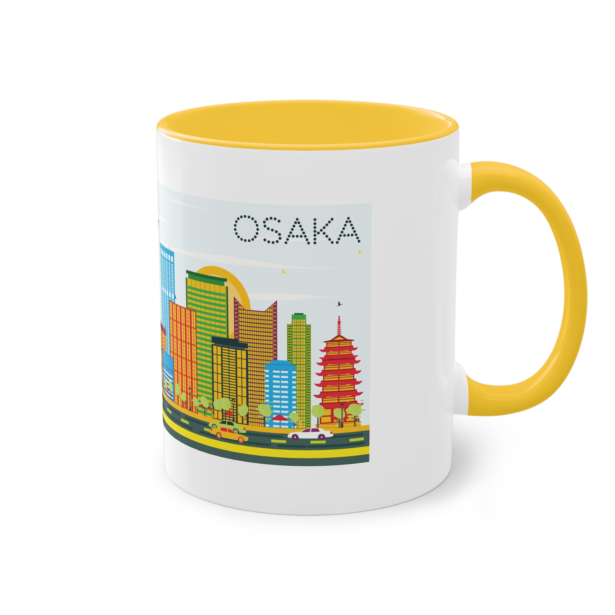 Osaka Color Two Tone Coffee Mug 11oz - Image 20