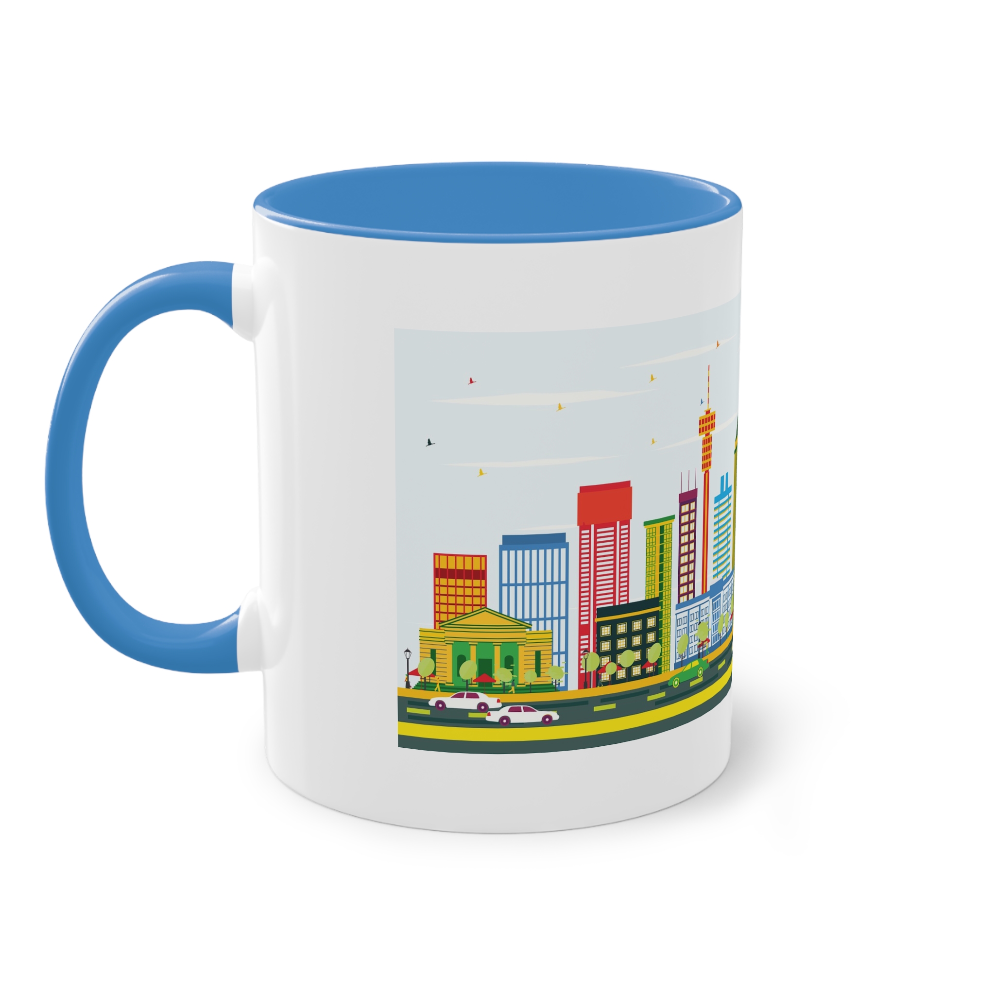 Johannesburg Color Two Tone Coffee Mug 11oz - Image 35