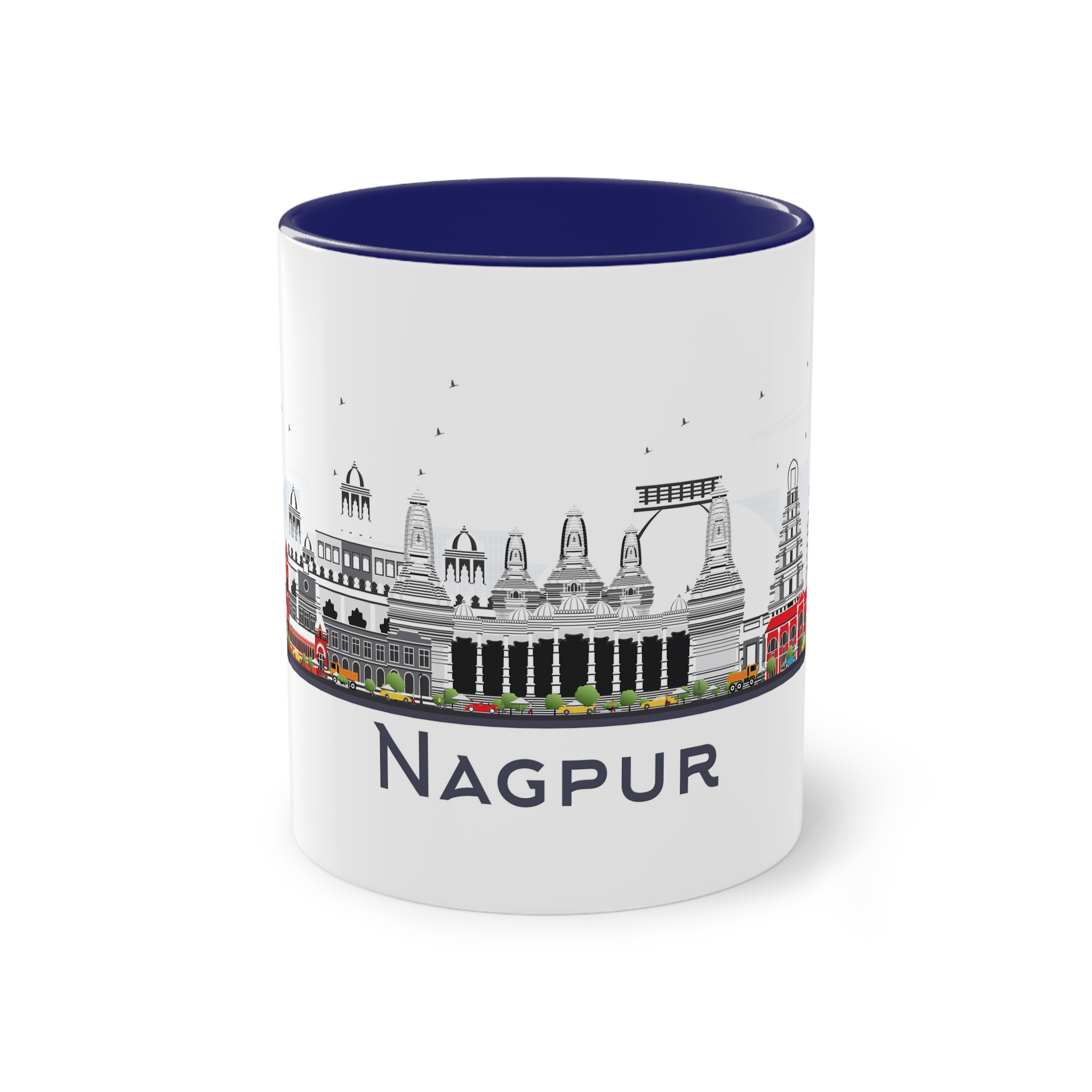 Nagpur Isolated Two Tone Coffee Mug 11oz - Image 41
