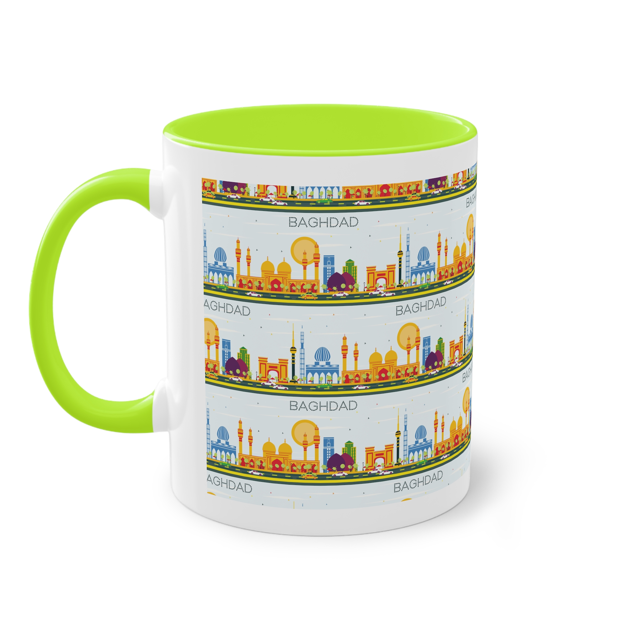 Baghdad Color Two Tone Coffee Mug 11oz - Image 27