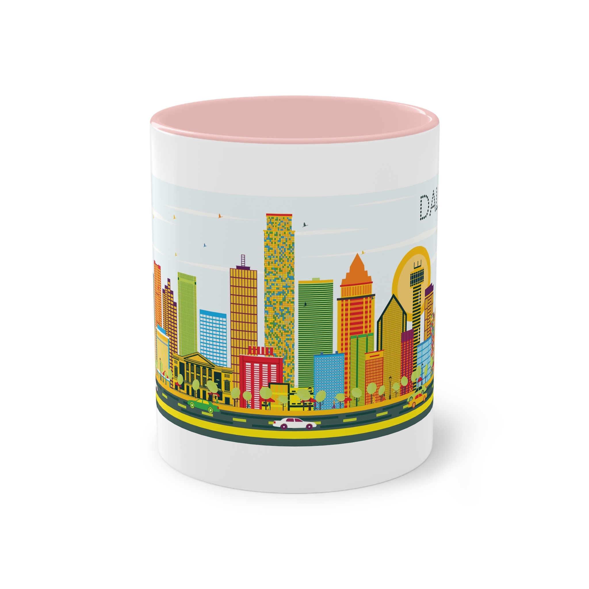 Dallas Color Two Tone Coffee Mug 11oz - Image 45