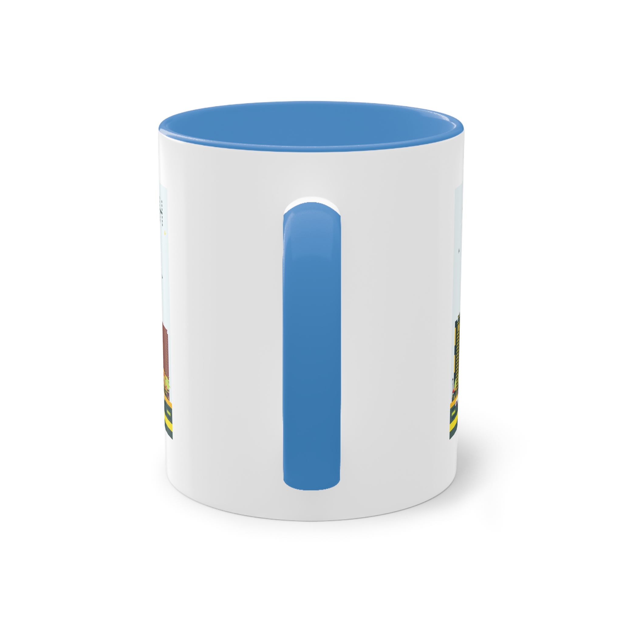 Jeddah Color Two Tone Coffee Mug 11oz - Image 34