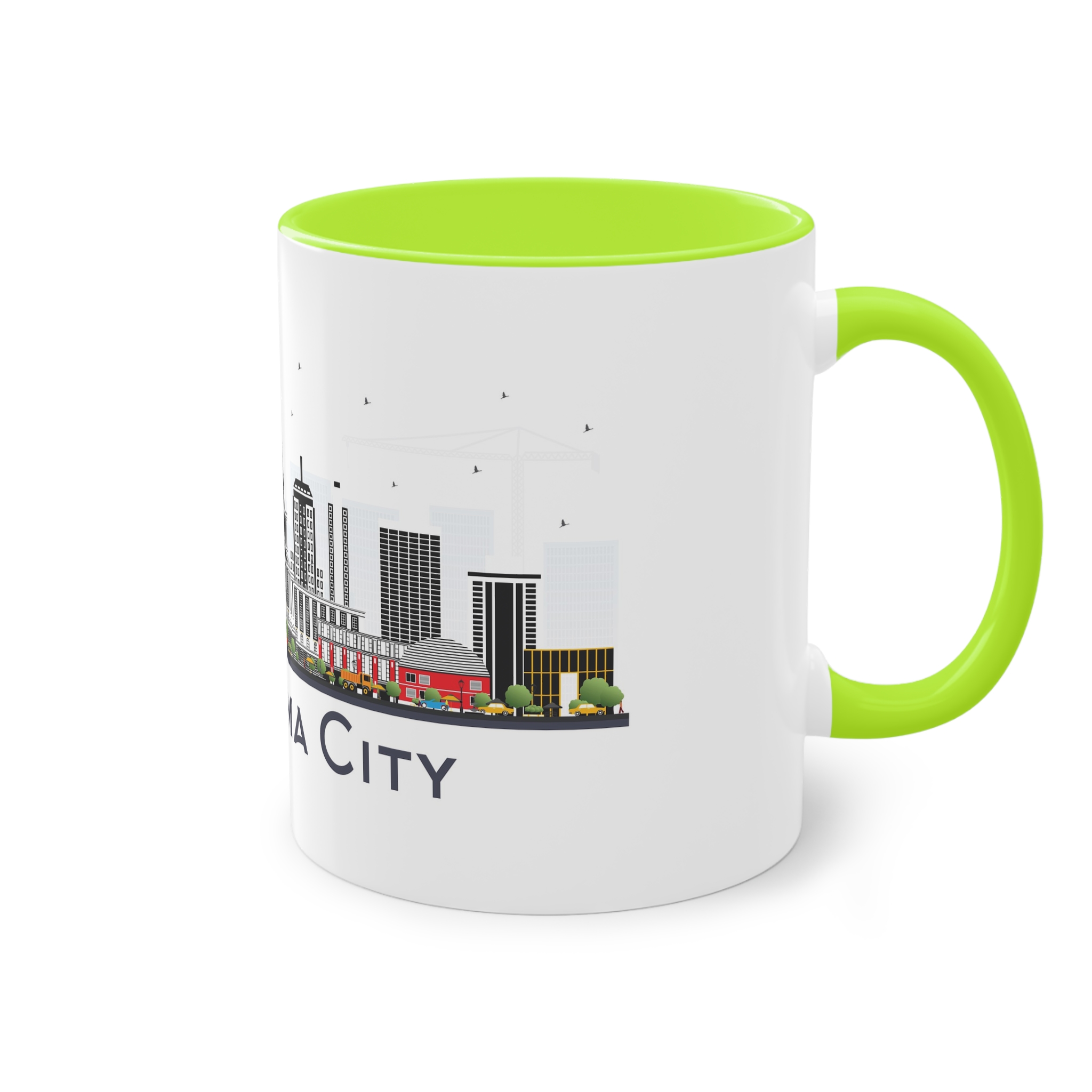 Oklahoma City Isolated Two Tone Coffee Mug 11oz - Image 28