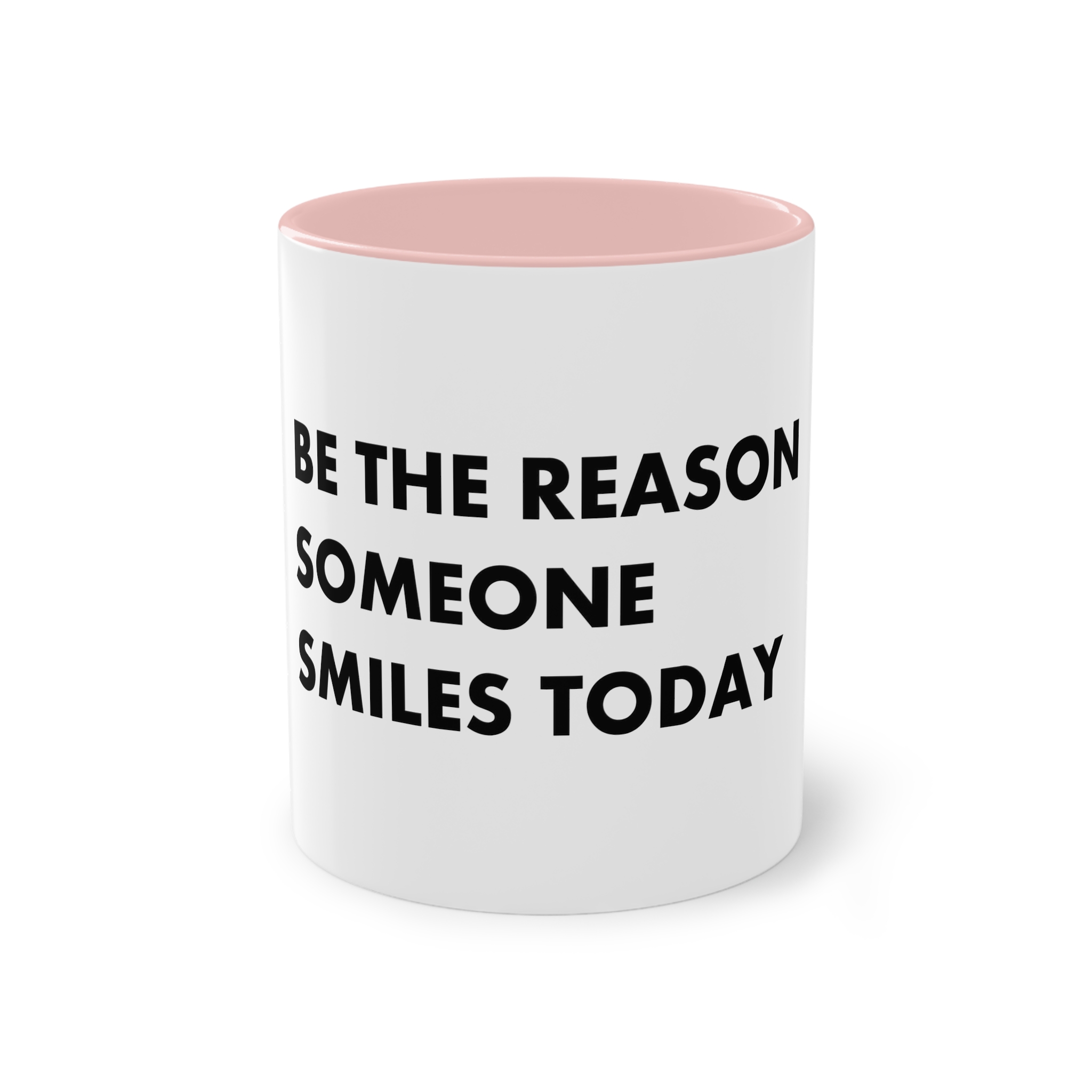 Be Reason Someone Smiles Today Two Tone Coffee Mug 11oz - Image 45