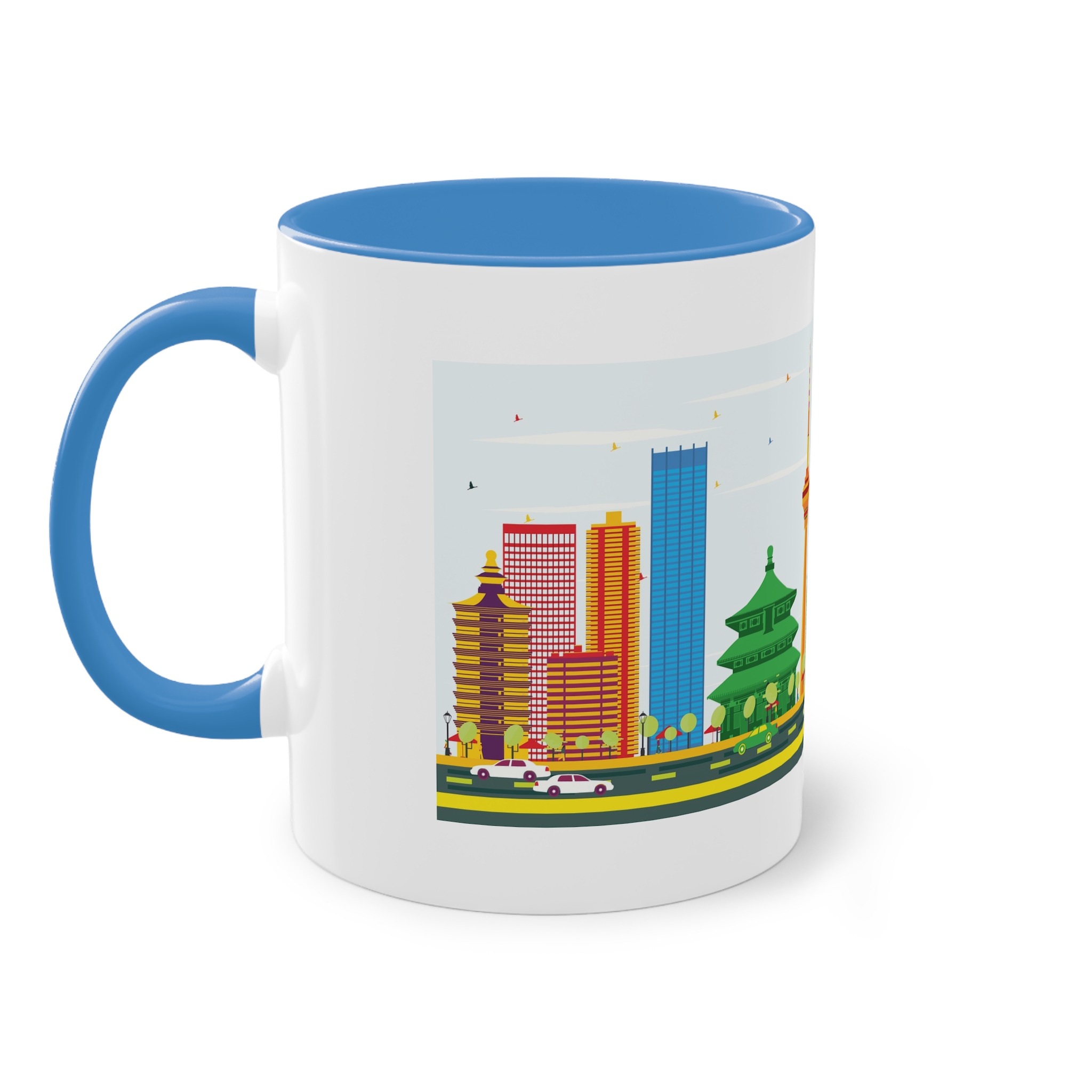 Beijing Color Two Tone Coffee Mug 11oz - Image 35