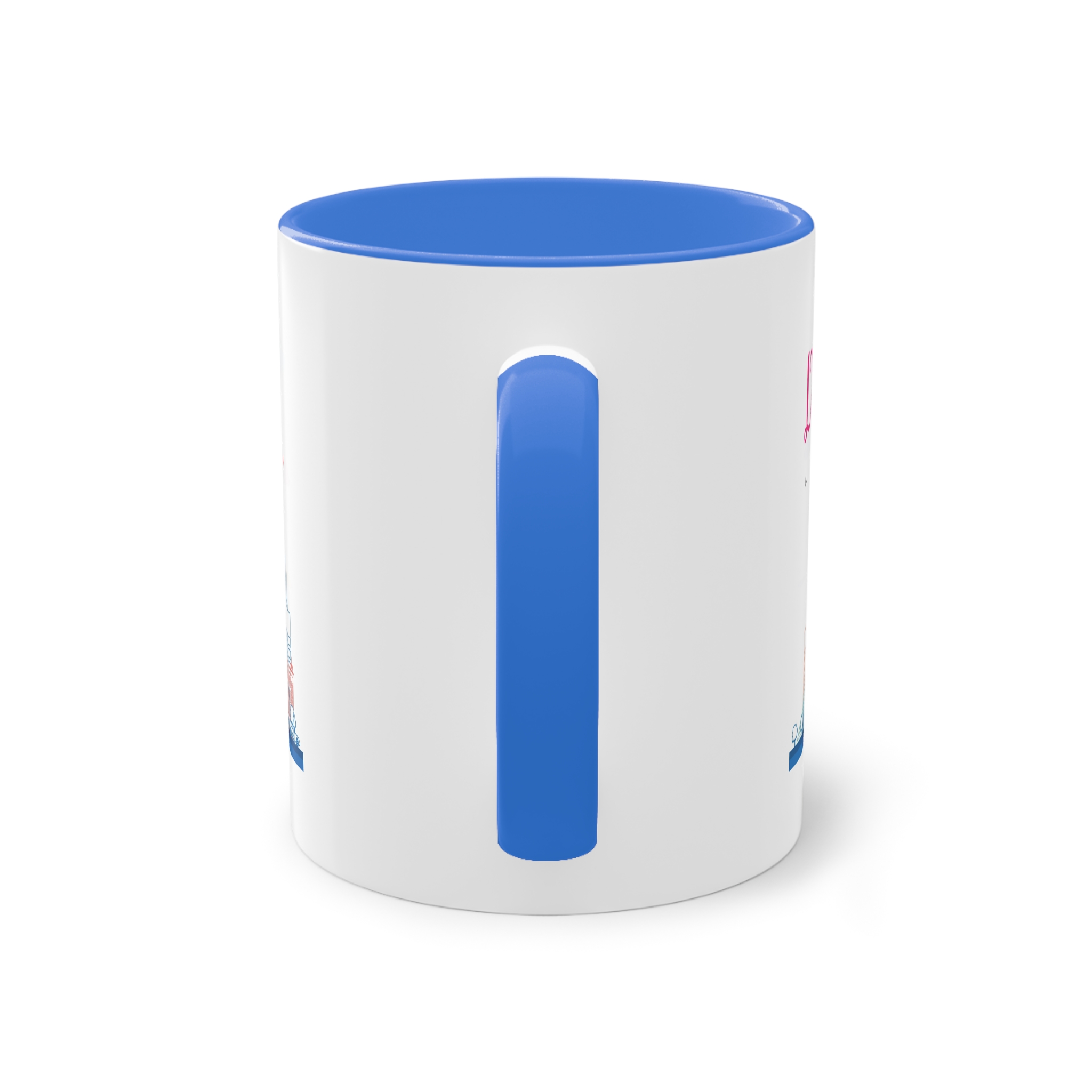 Dubai Outline Color Two Tone Coffee Mug 11oz - Image 38