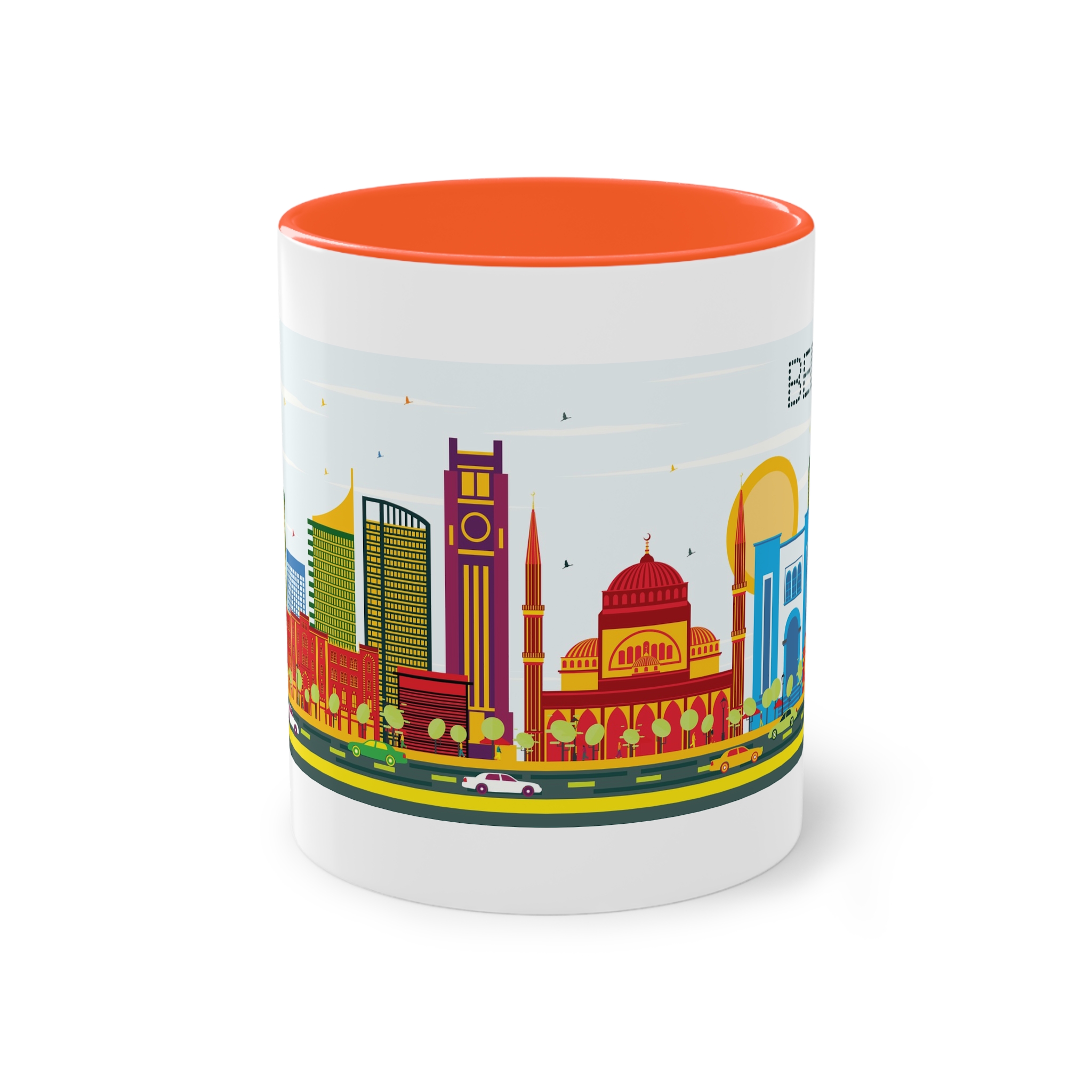 Beirut Color Two Tone Coffee Mug 11oz - Image 13