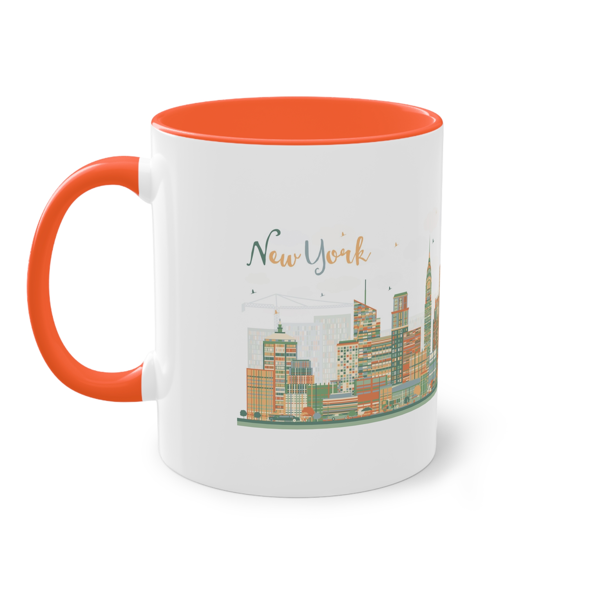 New York New Ver 1 Two Tone Coffee Mug 11oz - Image 15
