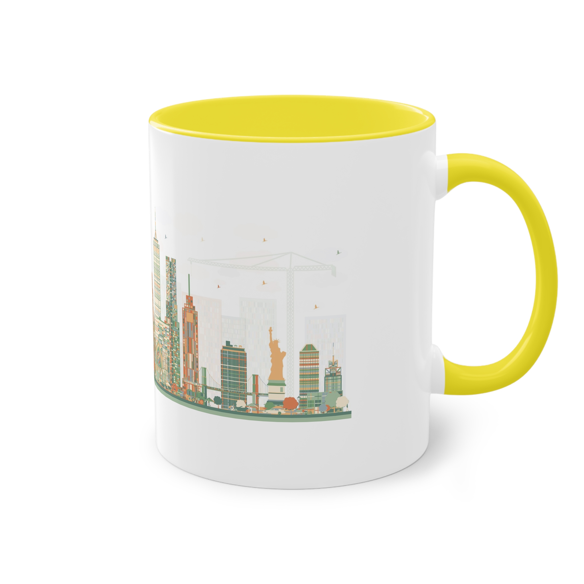 New York New Ver 1 Two Tone Coffee Mug 11oz - Image 24