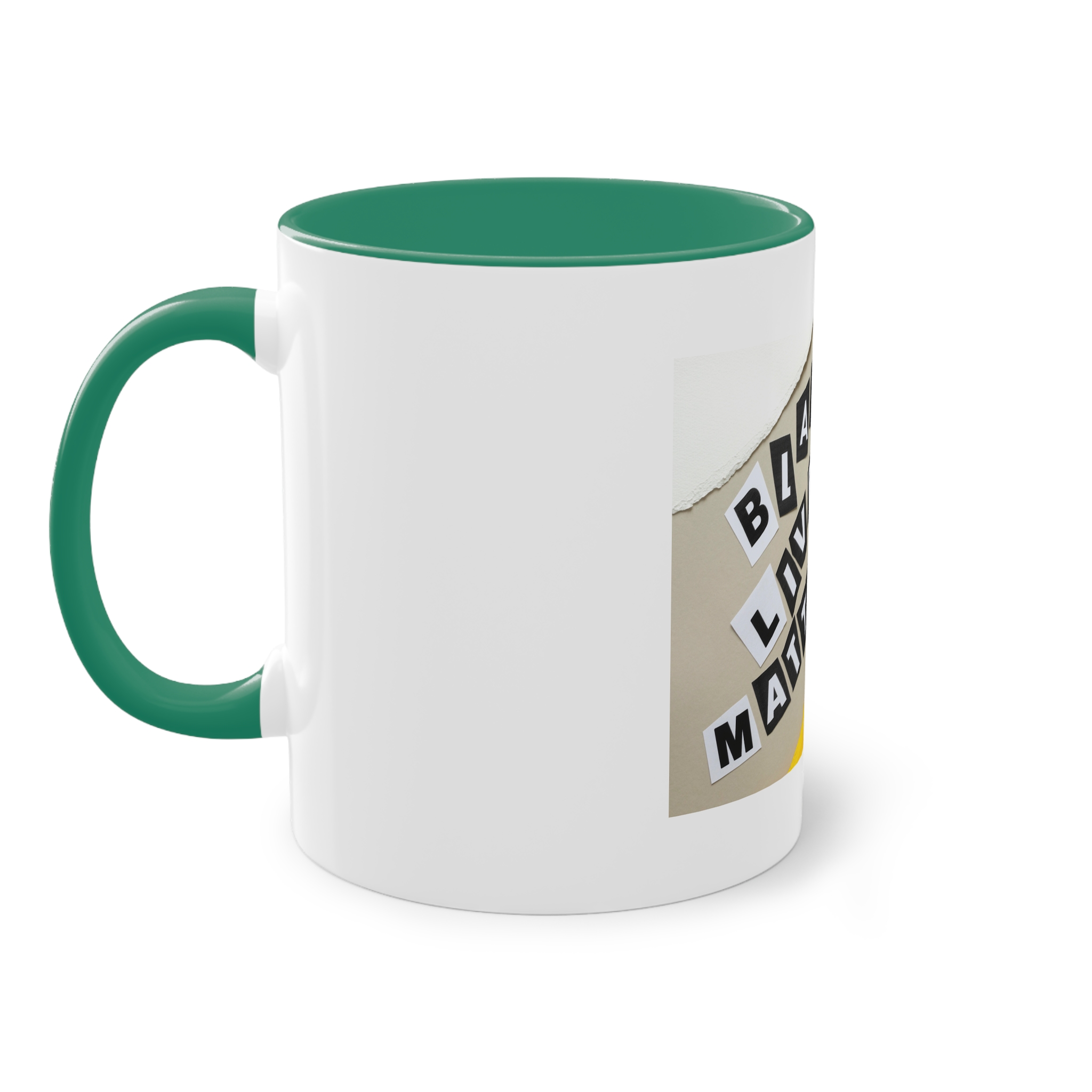 Black Lives Matter Collage Two Tone Coffee Mug 11oz - Image 31