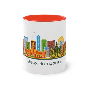 Belo Horizonte Color Isolated Two Tone Coffee Mug 11oz