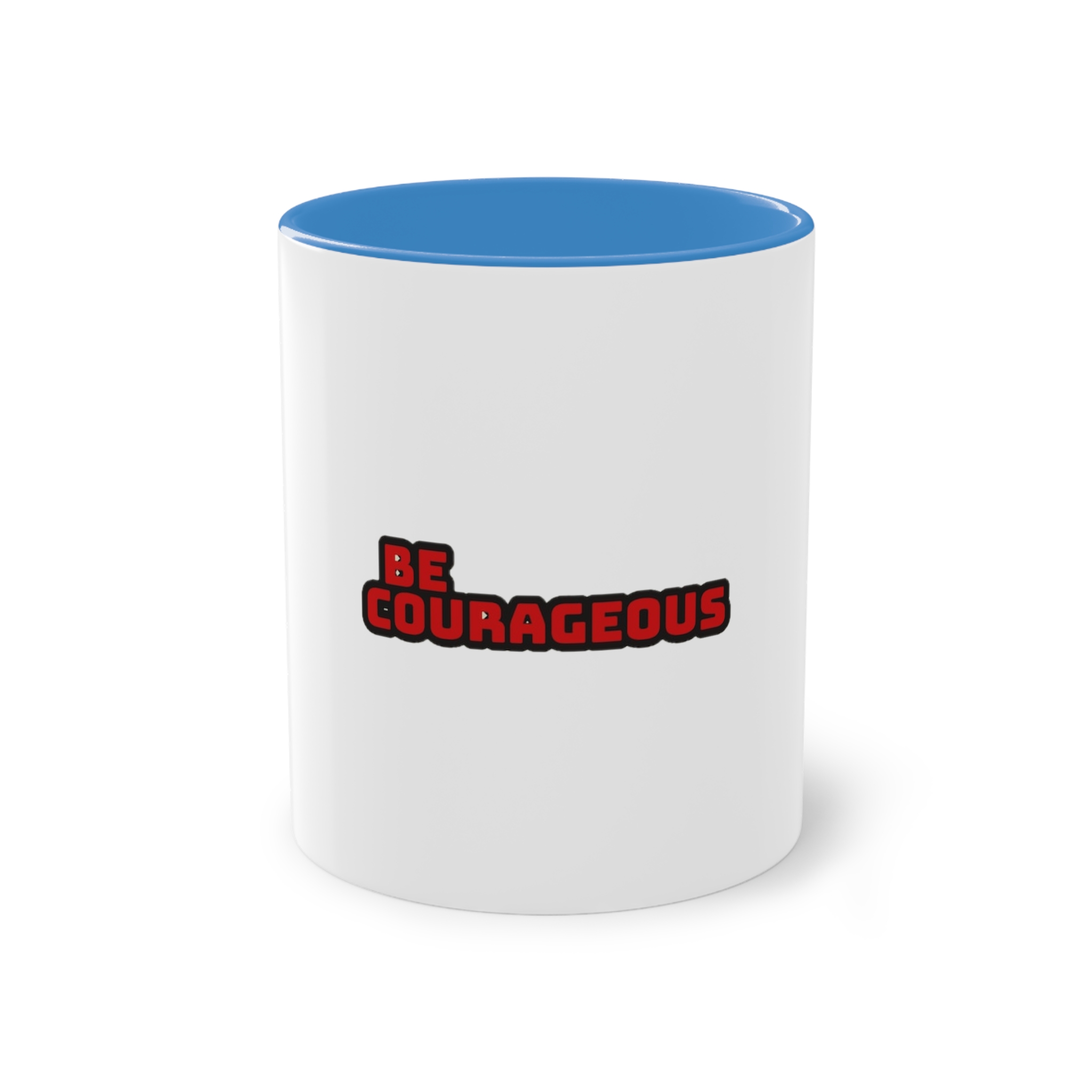 Be Courageous Two Tone Coffee Mug 11oz - Image 33