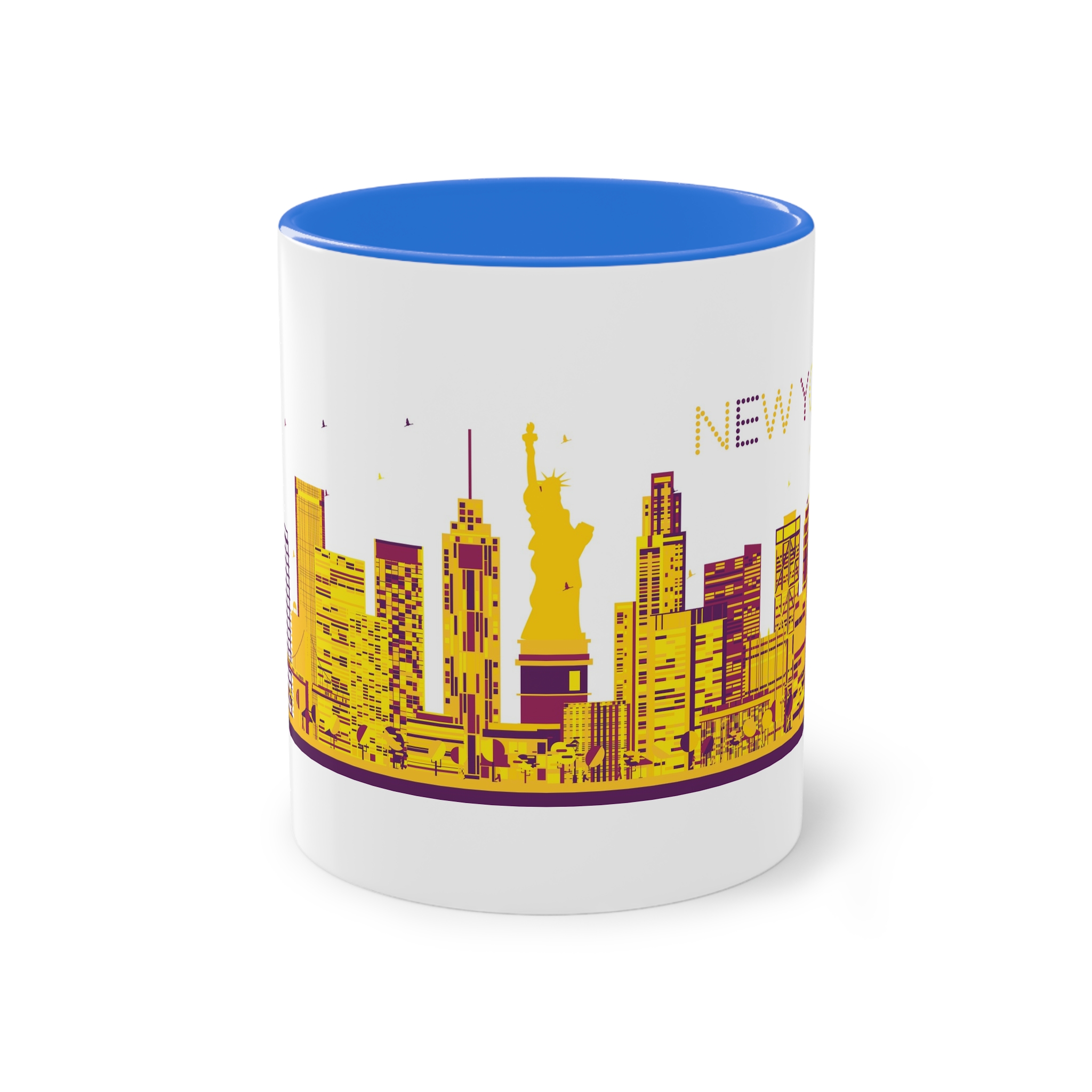 New York Color Ver 1 Two Tone Coffee Mug 11oz - Image 37