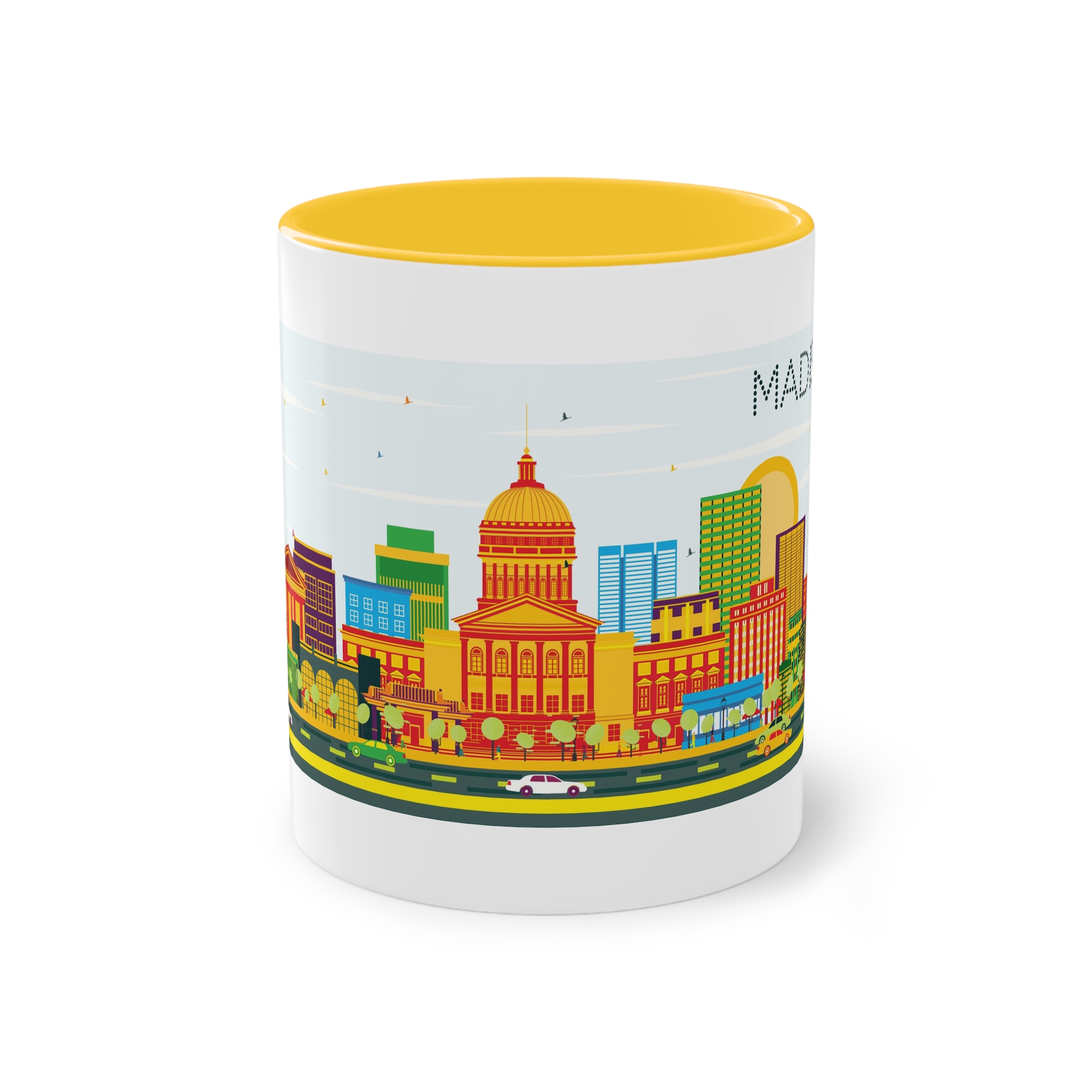 Madison Color Two Tone Coffee Mug 11oz - Image 17