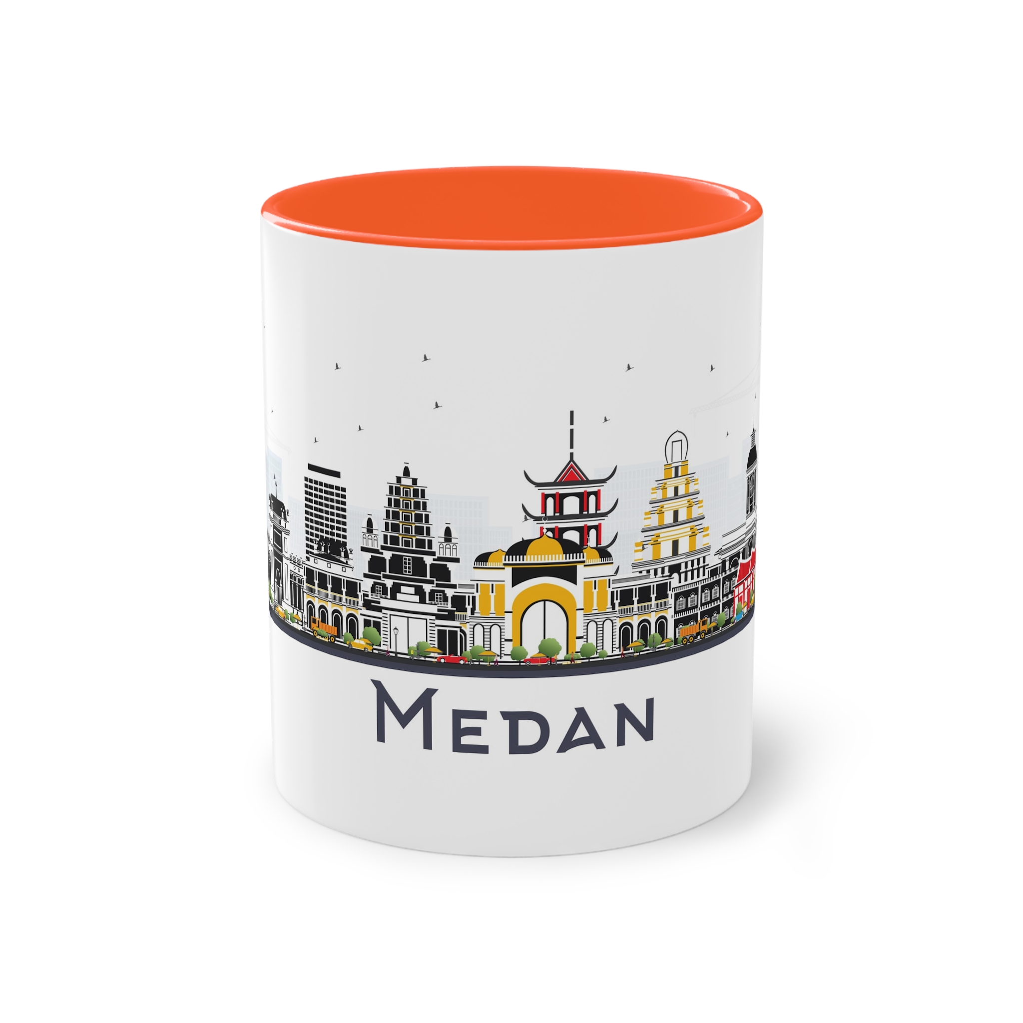 Medan Isolated Two Tone Coffee Mug 11oz - Image 13