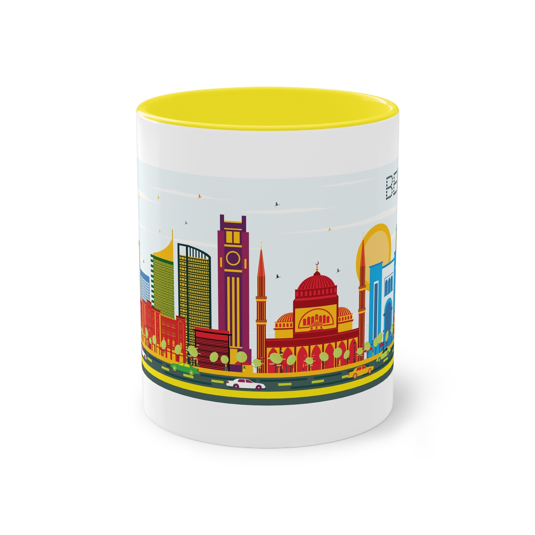 Beirut Color Two Tone Coffee Mug 11oz - Image 21