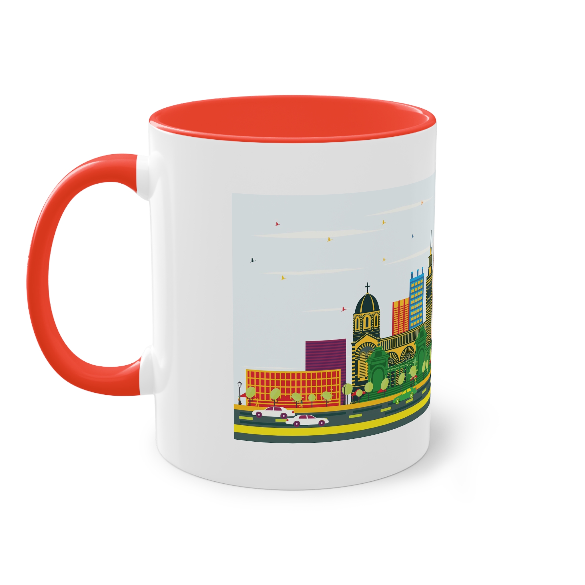 Marseille Color Two Tone Coffee Mug 11oz - Image 3