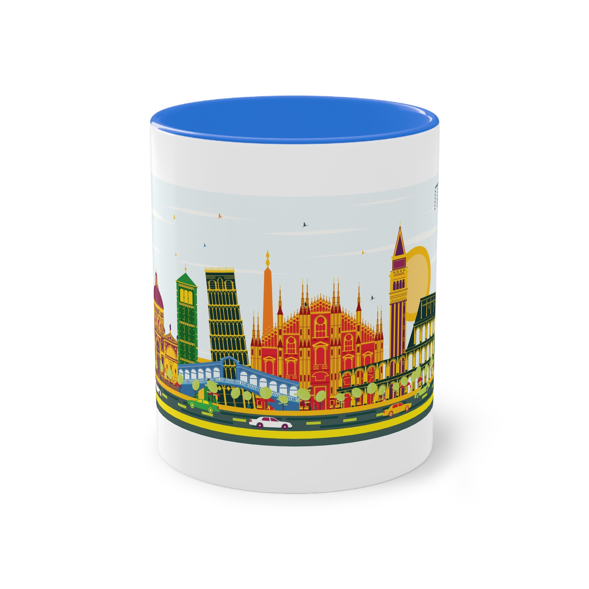 Italy Color Two Tone Coffee Mug 11oz - Image 37
