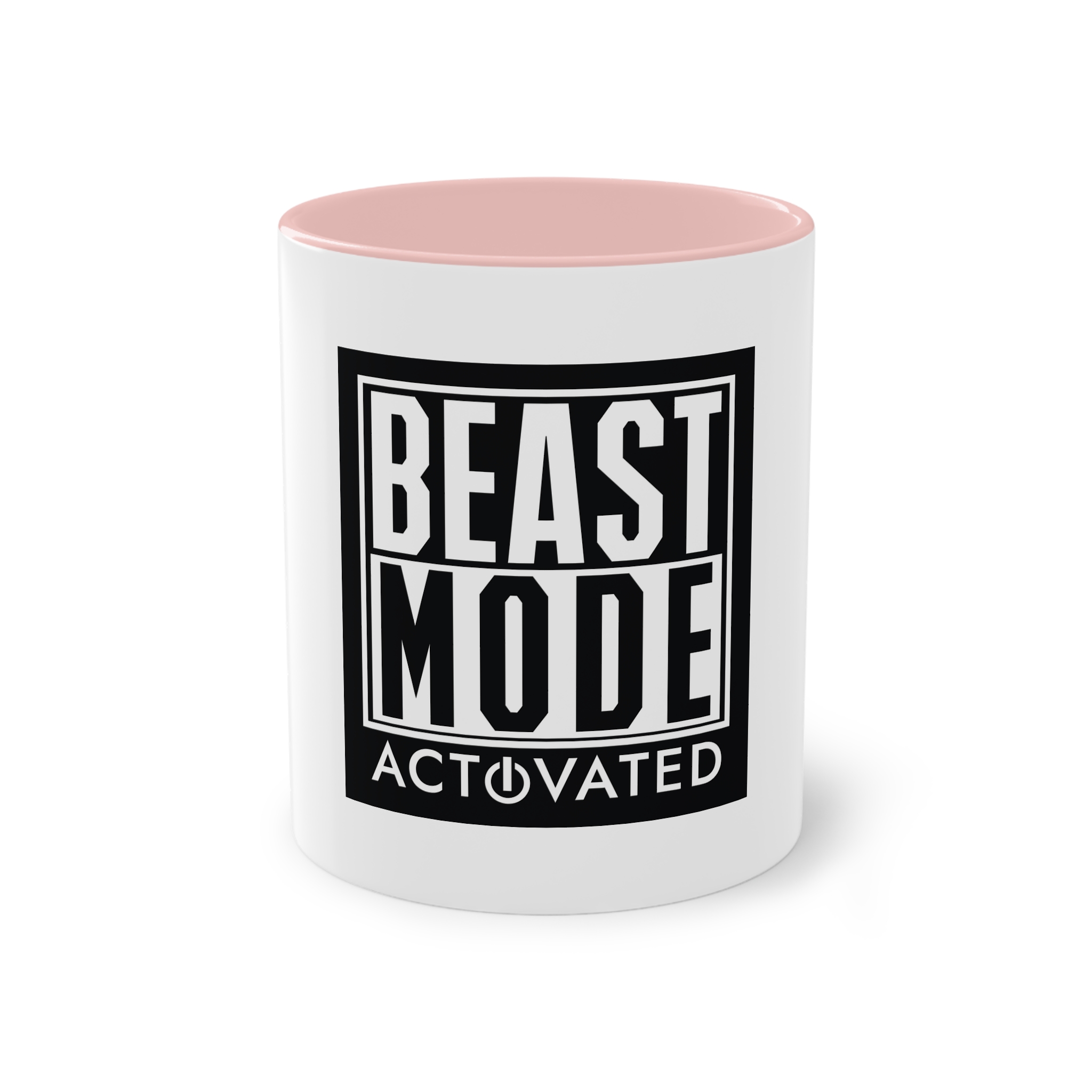 Beast Mode Activated Two Tone Coffee Mug 11oz - Image 45