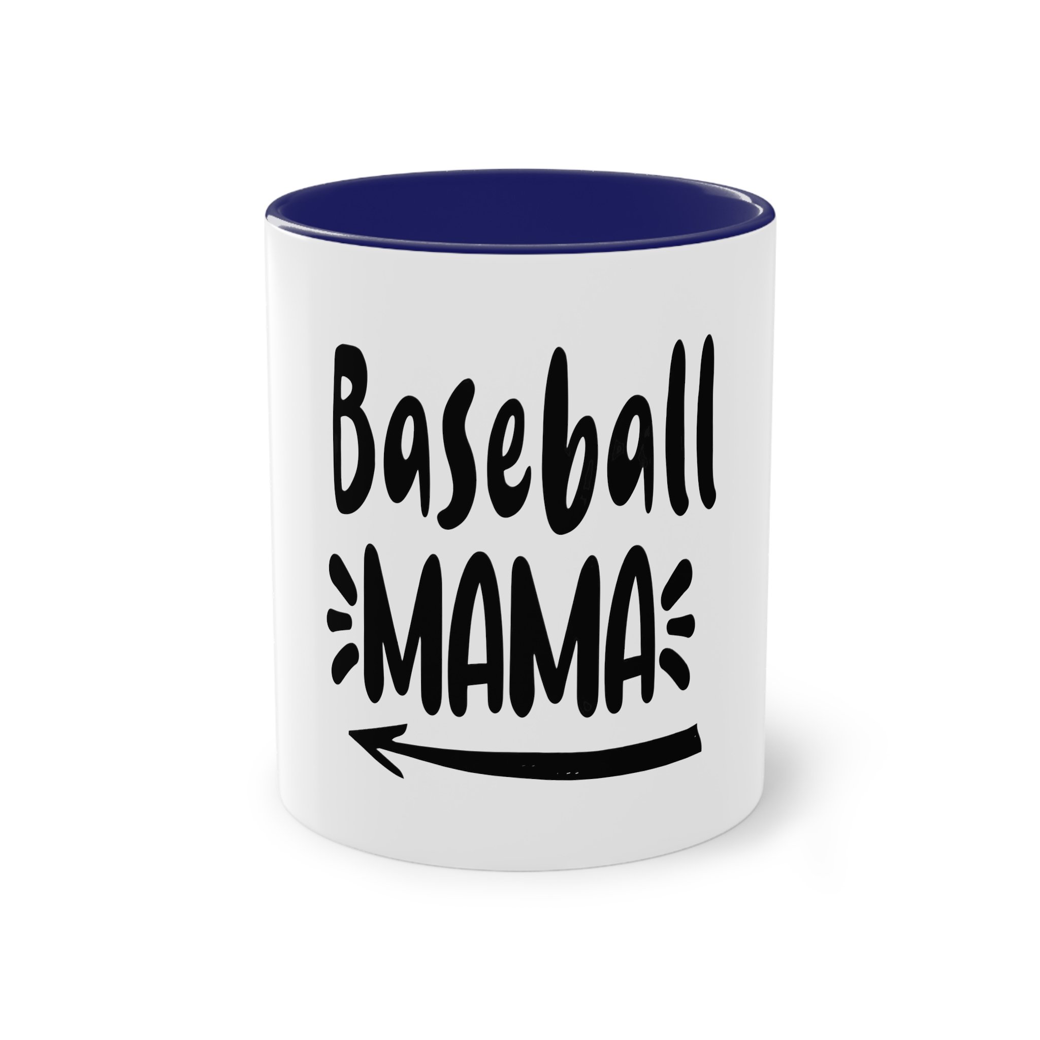Baseball Mama 1 Two Tone Coffee Mug 11oz - Image 41