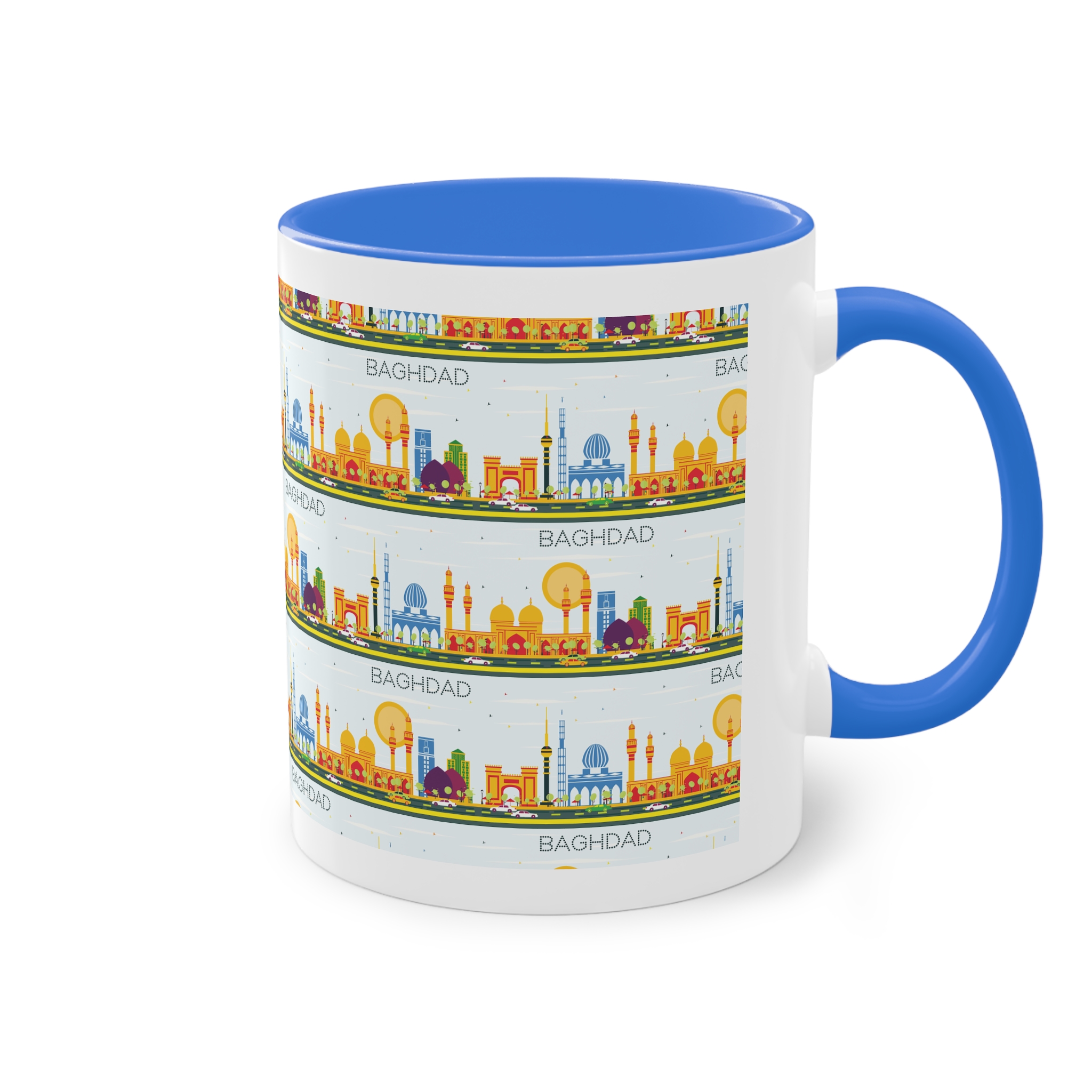 Baghdad Color Two Tone Coffee Mug 11oz - Image 40